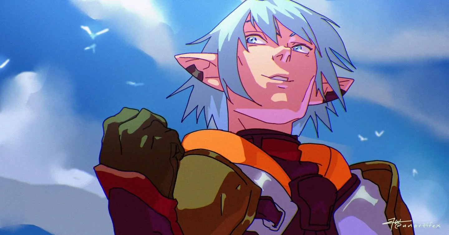 A smile better suits a hero&hellip;

Favourite character from FFXIV. Truest of friends. Haurchefant Greystone of the Silver Fuller.

#ffxivfanart #haurchefant #animeart