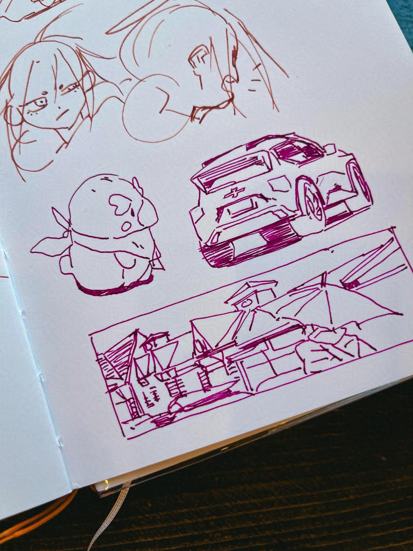 One Pompy turned into many. Pompy belongs to @sakuradragon!
#sketchbook #cafesketching #opus88 #pilotiroshizuku