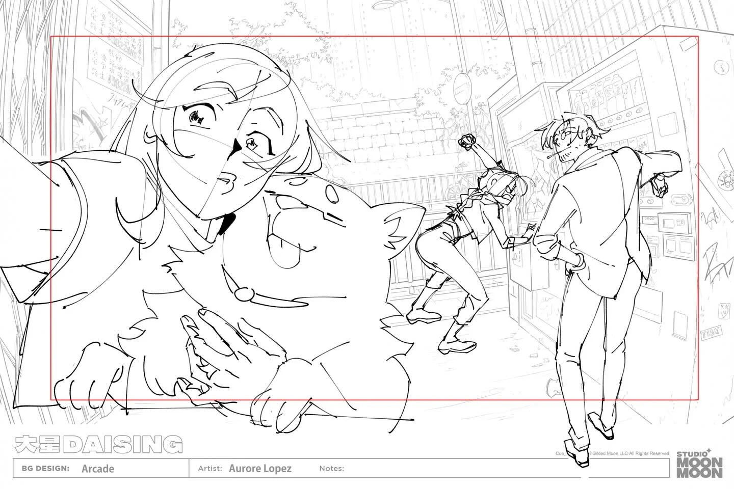 More character layouts of the goofballs from #daising. Feels good to pay homage to 90s anime with the character designs :) 

@studiomoonmoon 
@kickstarter 
https://www.kickstarter.com/projects/studiomoonmoon/daising