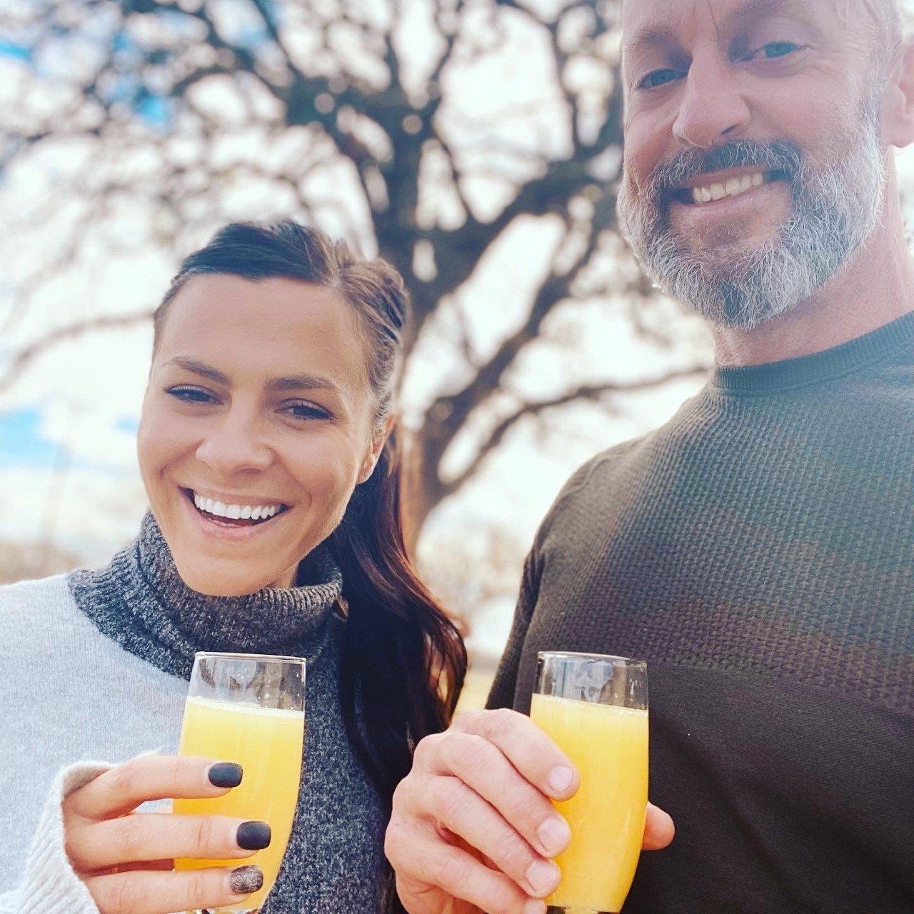 Brunch and a mimosa at Moontower at The Oaks. Great patio with view onto the golf course. Located at 2509 N Business 45 about 5 minutes from downtown.