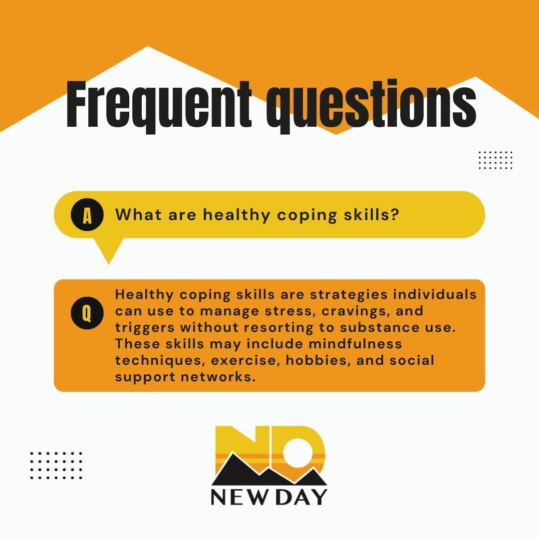 In substance abuse treatment, healthy coping skills are taught and practiced to help individuals navigate challenges and maintain sobriety.

It's important to practice these skills often so that they're fresh in our minds when needed.

#AddictionTrea