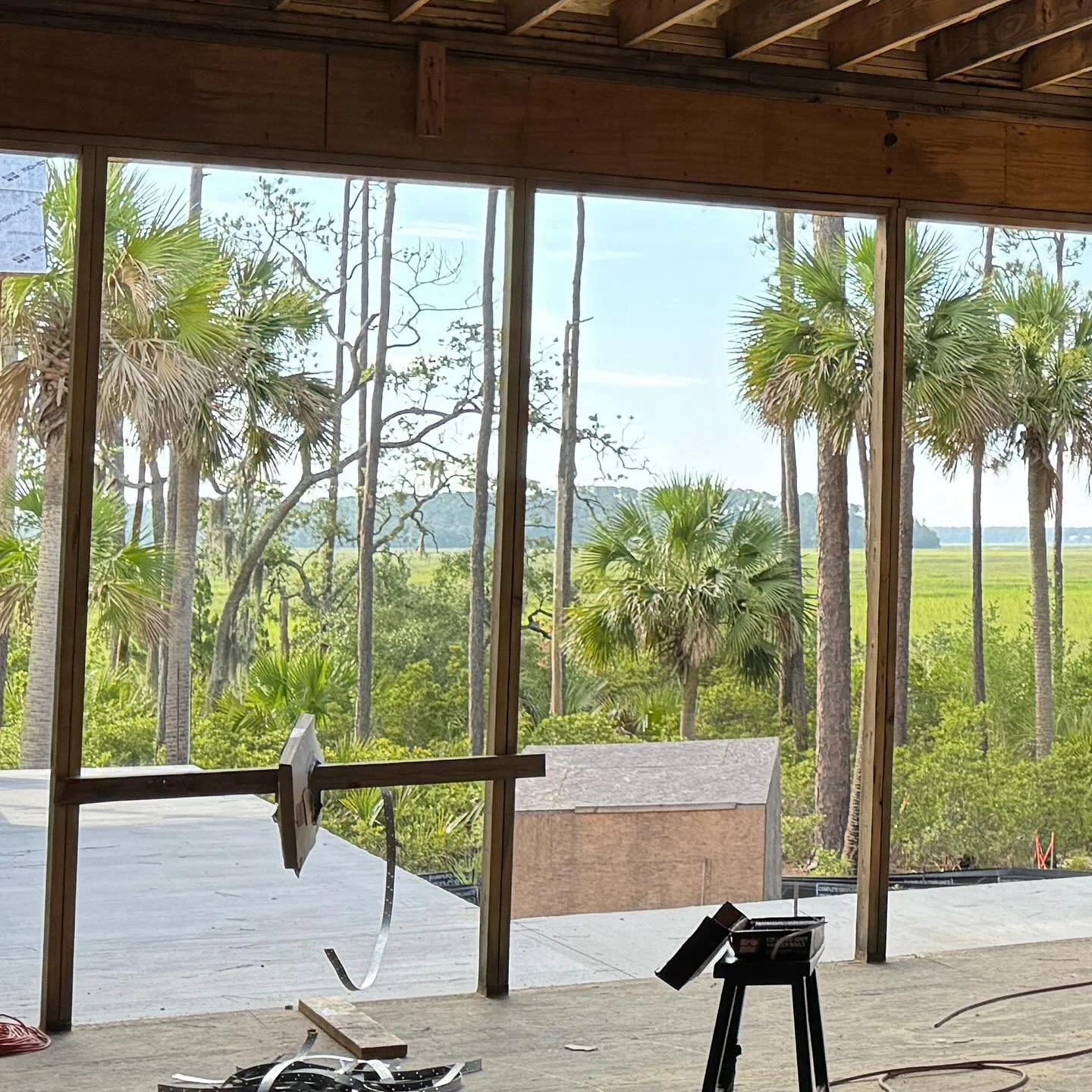 Panoramic views coming soon&hellip;

Builder: @richardbestcustomhomes
Interior Design: @kellycarondesigns 

#residentialarchitect #palmettobluffliving #palmettobluffarchitect