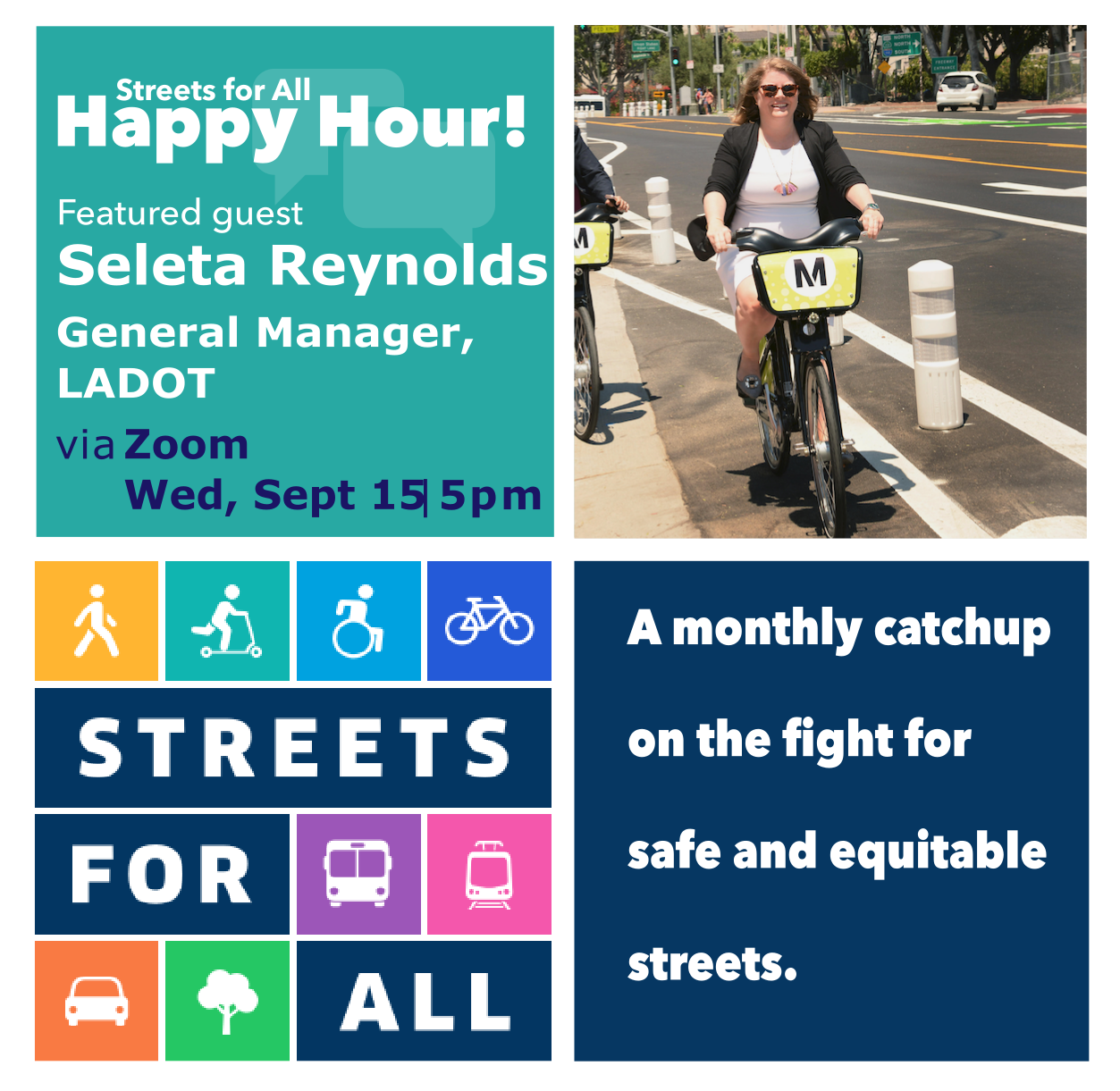 Happy Hour with Seleta Reynolds of LADOT