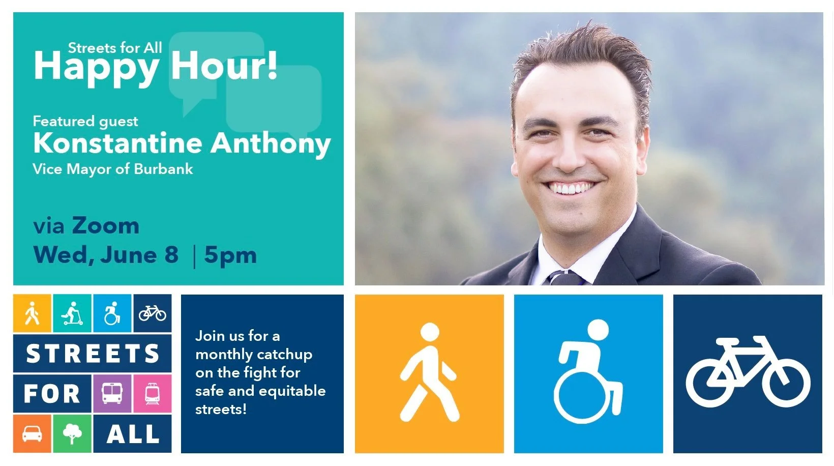 Happy Hour with Konstantine Anthony, Burbank Vice Mayor
