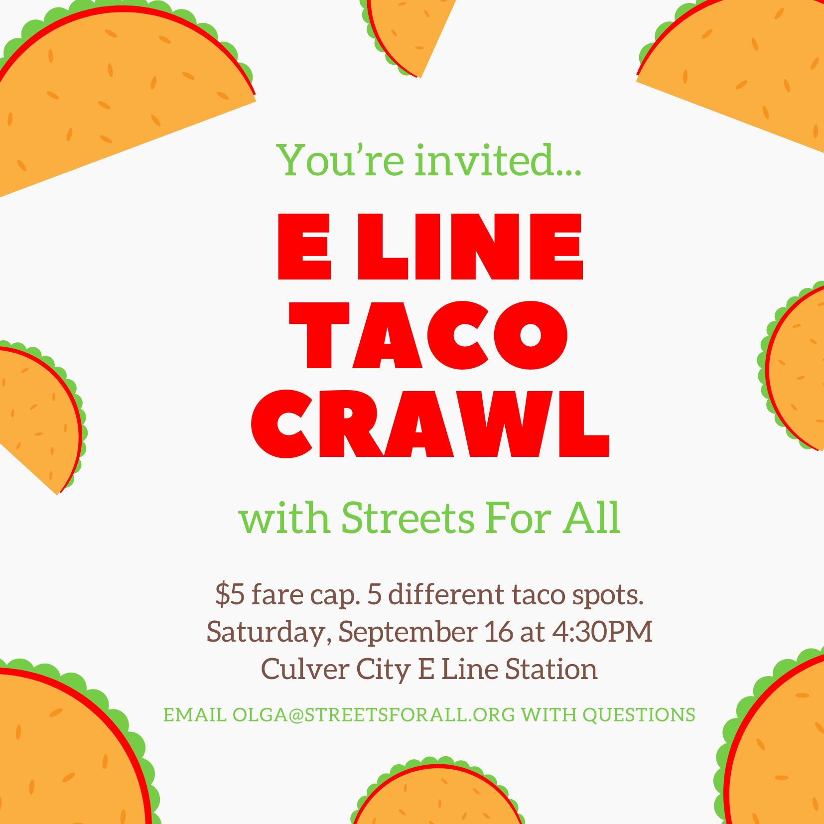 E Line Taco Crawl