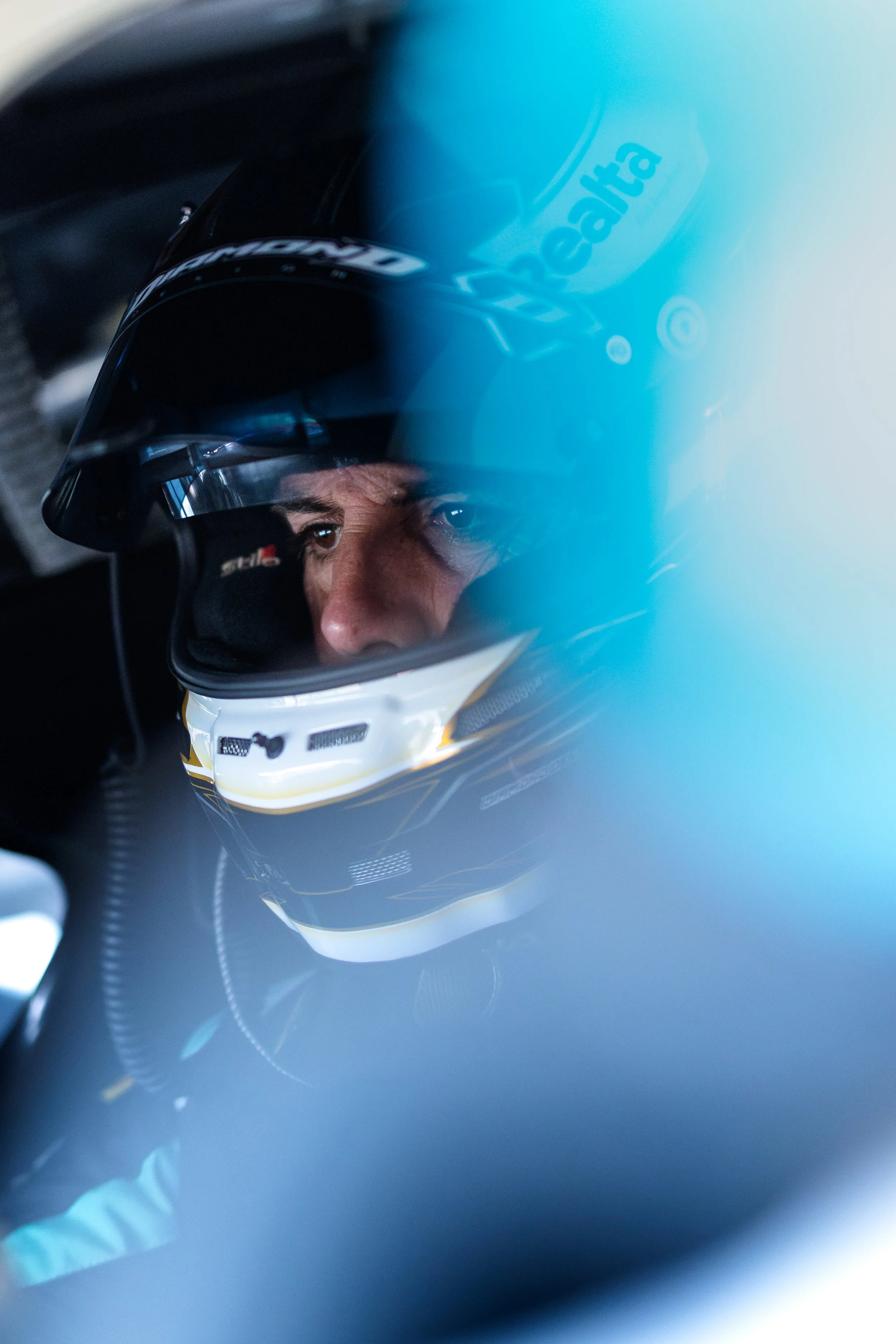 Paul Lucchitti focusing on the Tigani Motorsport Mercedes-AMG GT3 during the 2025 GT World Challenge Australia season