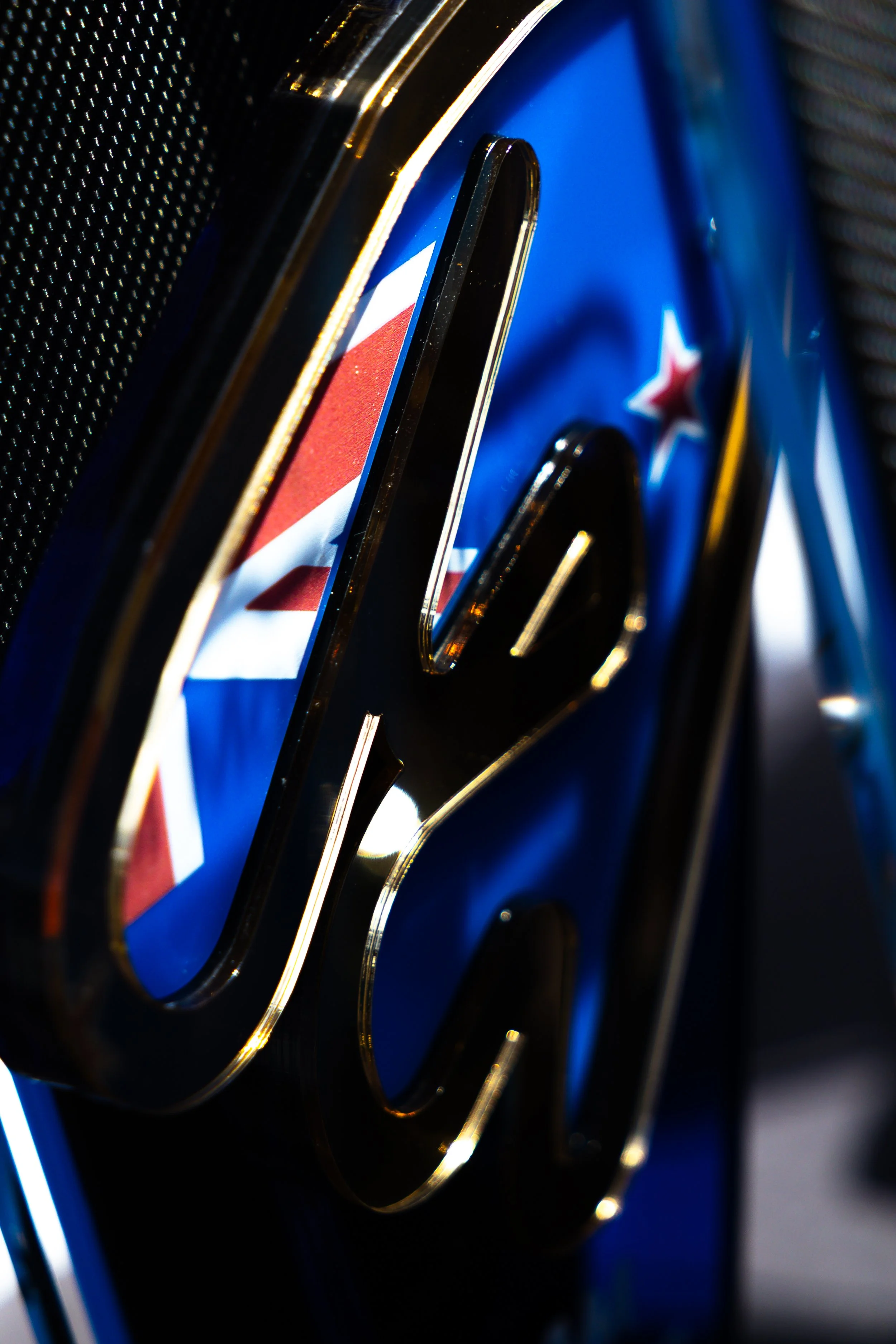 Close up of the trophy at the Hampton Downs race of the 2025 GT World Challenge Australia round. 