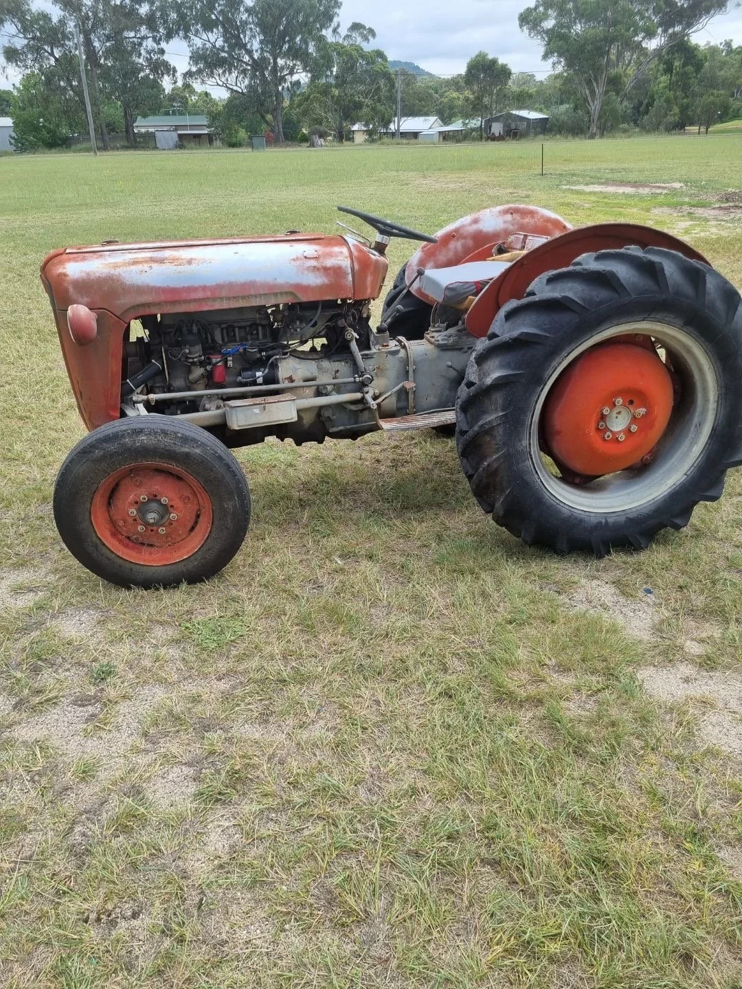 Fergie 35 Tractor with Heavy Duty Rear Blade