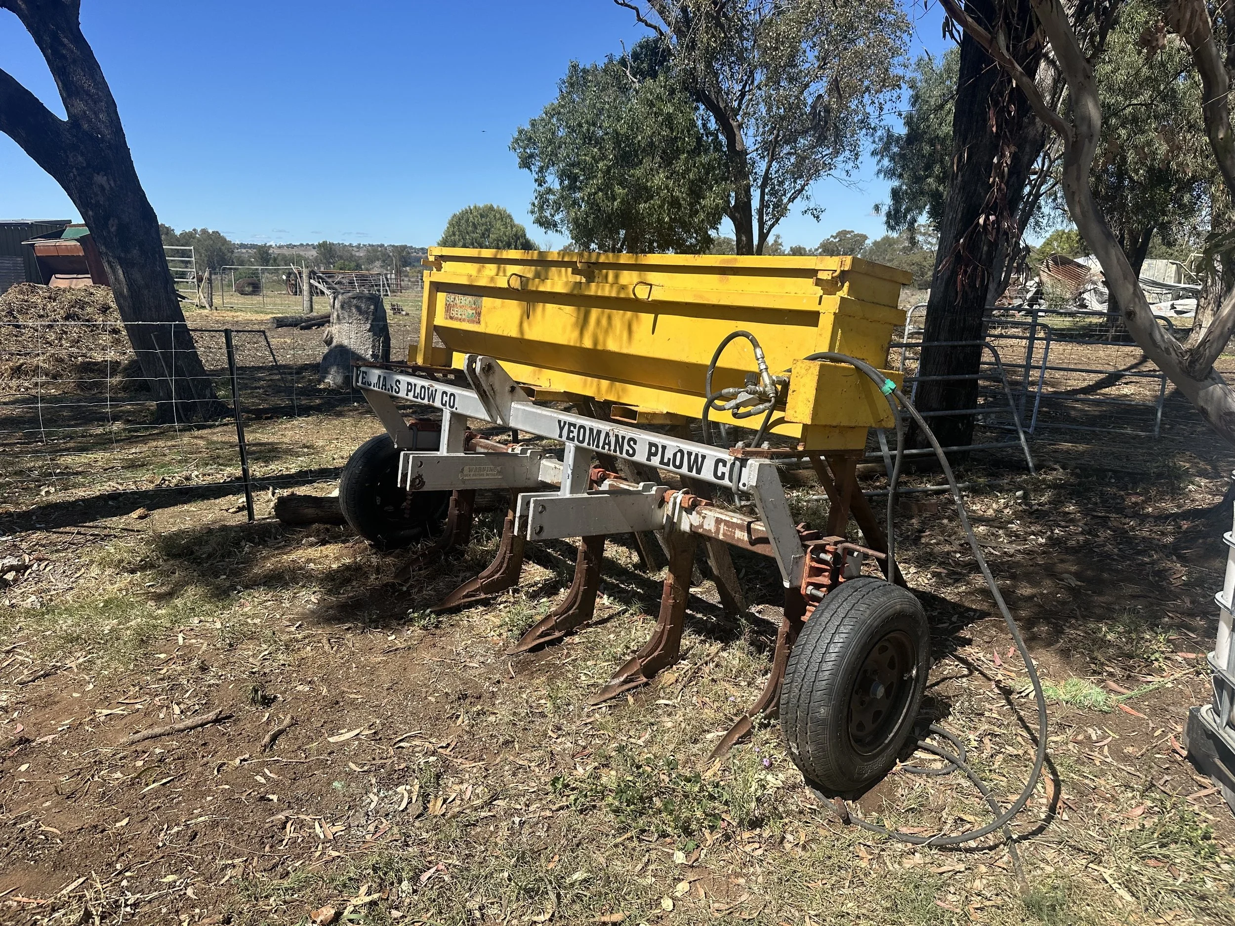 5 Tyne Yeomans Plough with Seeder