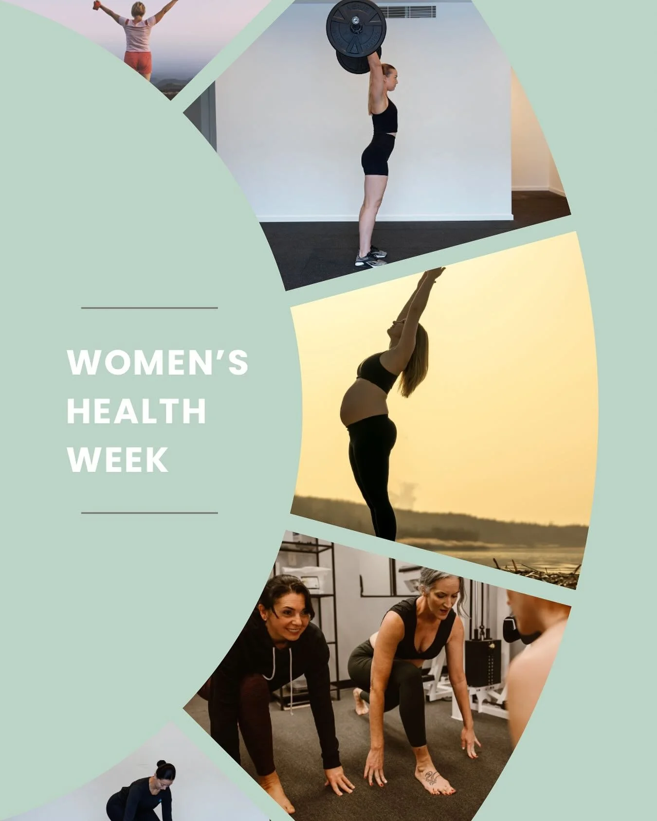 A week dedicated to women, movement, and every stage of life πͺβ¨
This Women’s Health Week we’ll be sharing practical tips on:
• Exercise & menopause
• Exercise & pregnancy
• Exercise & PCOS
• Post-partu