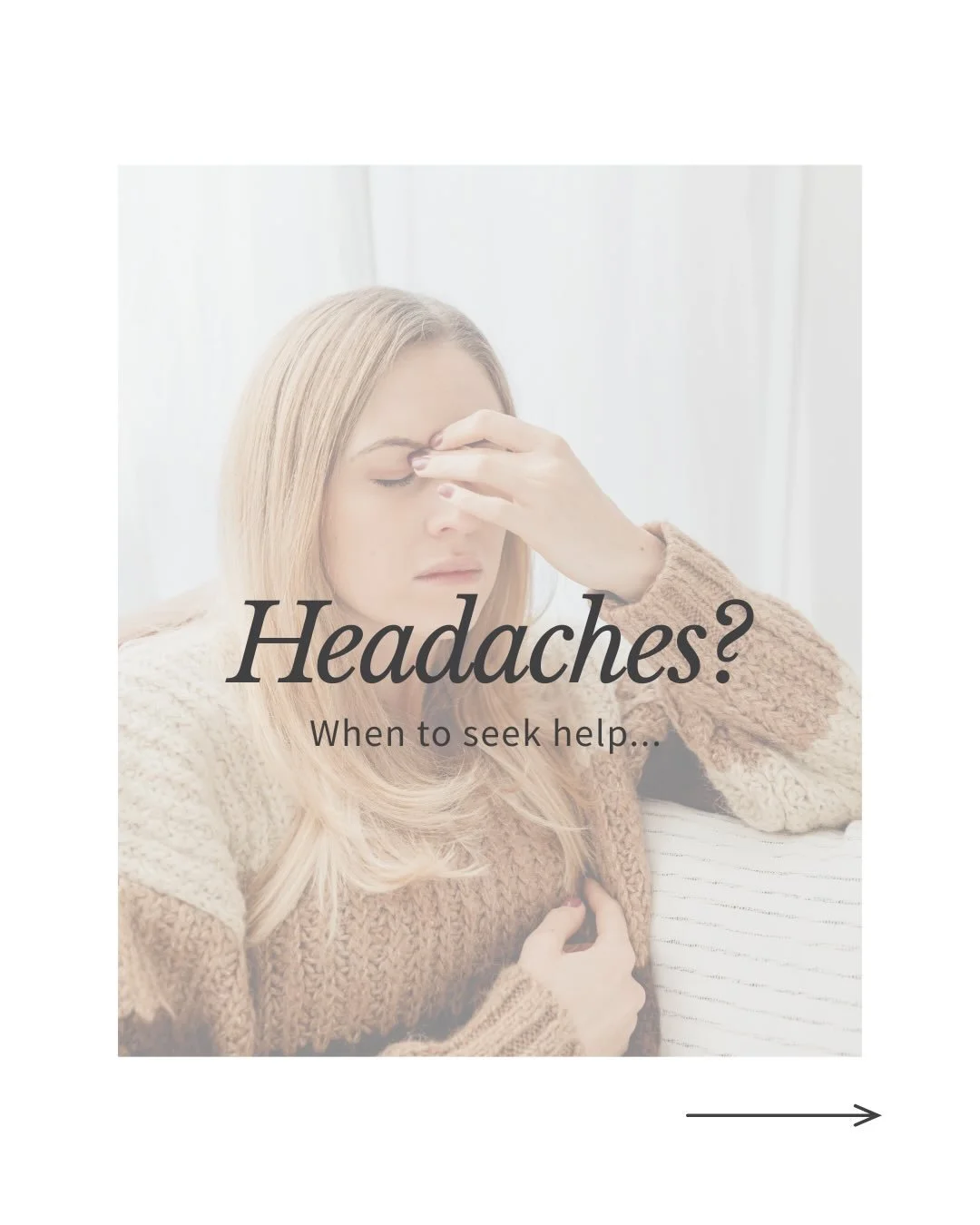 Not all headaches are the same. Here are some examples and when to see our team of Chiro&rsquo;s and Physio&rsquo;s for help 👉🏼

#chiro #physio #headache #pain #treatment #narellan #alliedhealth #foryou #fyp
