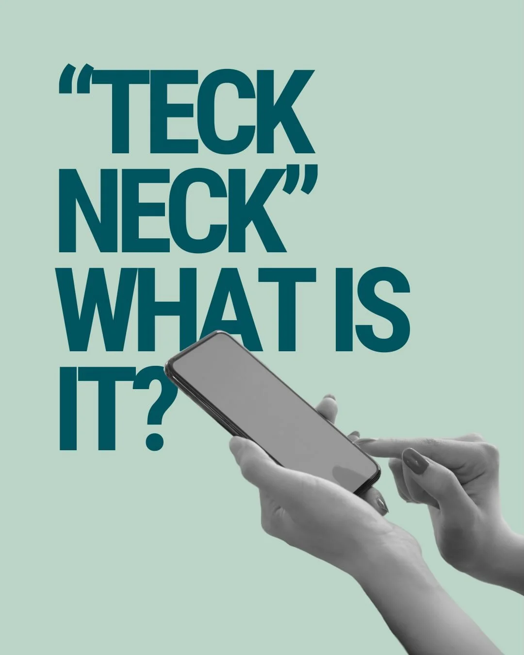 School holidays = more screen time 📱
And that often means more neck and shoulder tension.

&ldquo;Tech neck&rdquo; happens when we spend long periods looking down at phones, tablets, or gaming devices. Over time, this can lead to neck pain, headache