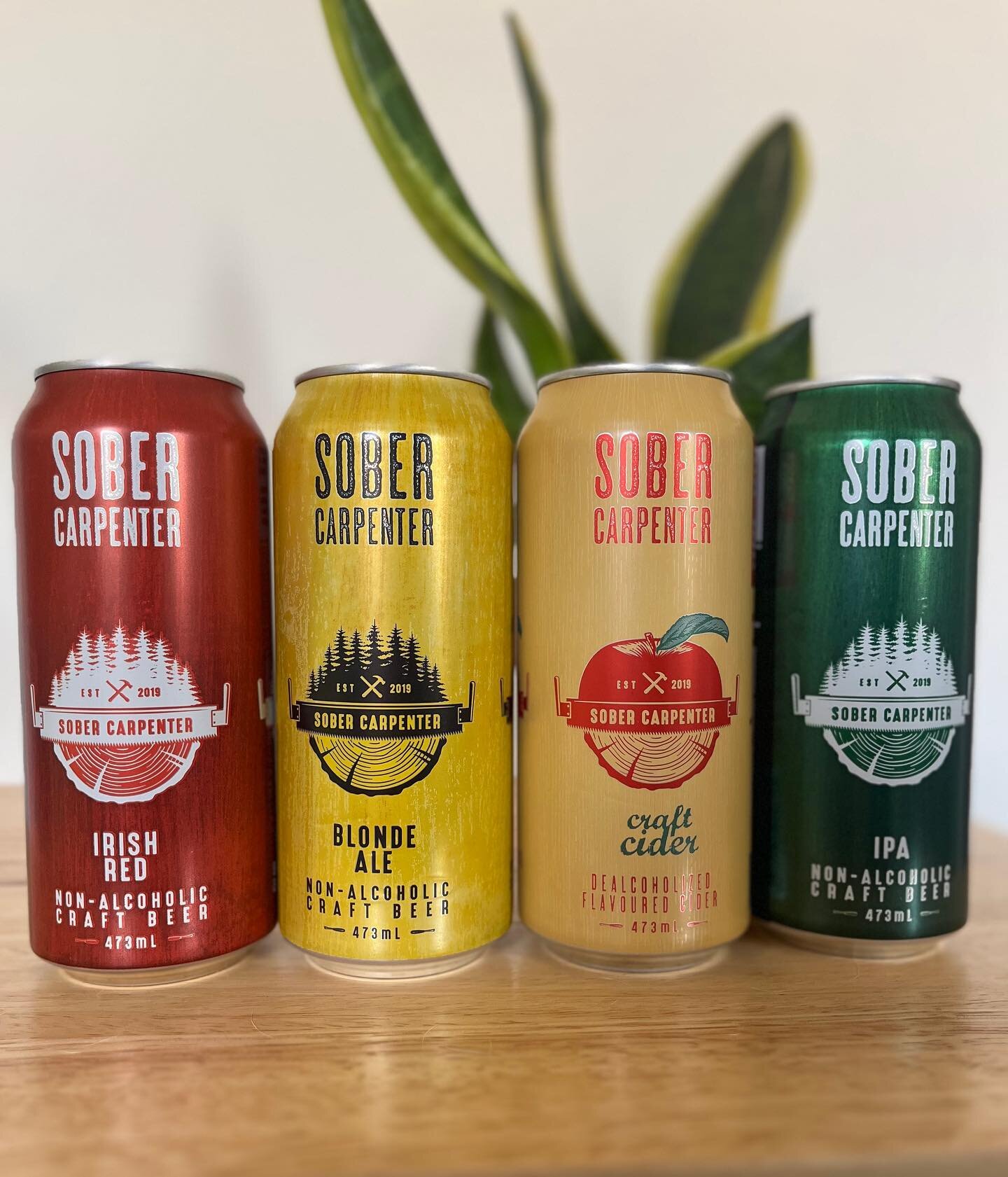 Embrace flavor diversity with Sober Carpenter's new lineup now available! From the malty richness of Irish Red to the crispness of Blonde Ale, the refreshing Cider, and the boldness of an IPA&mdash;all non-alcoholic and packed with taste sensations! 
