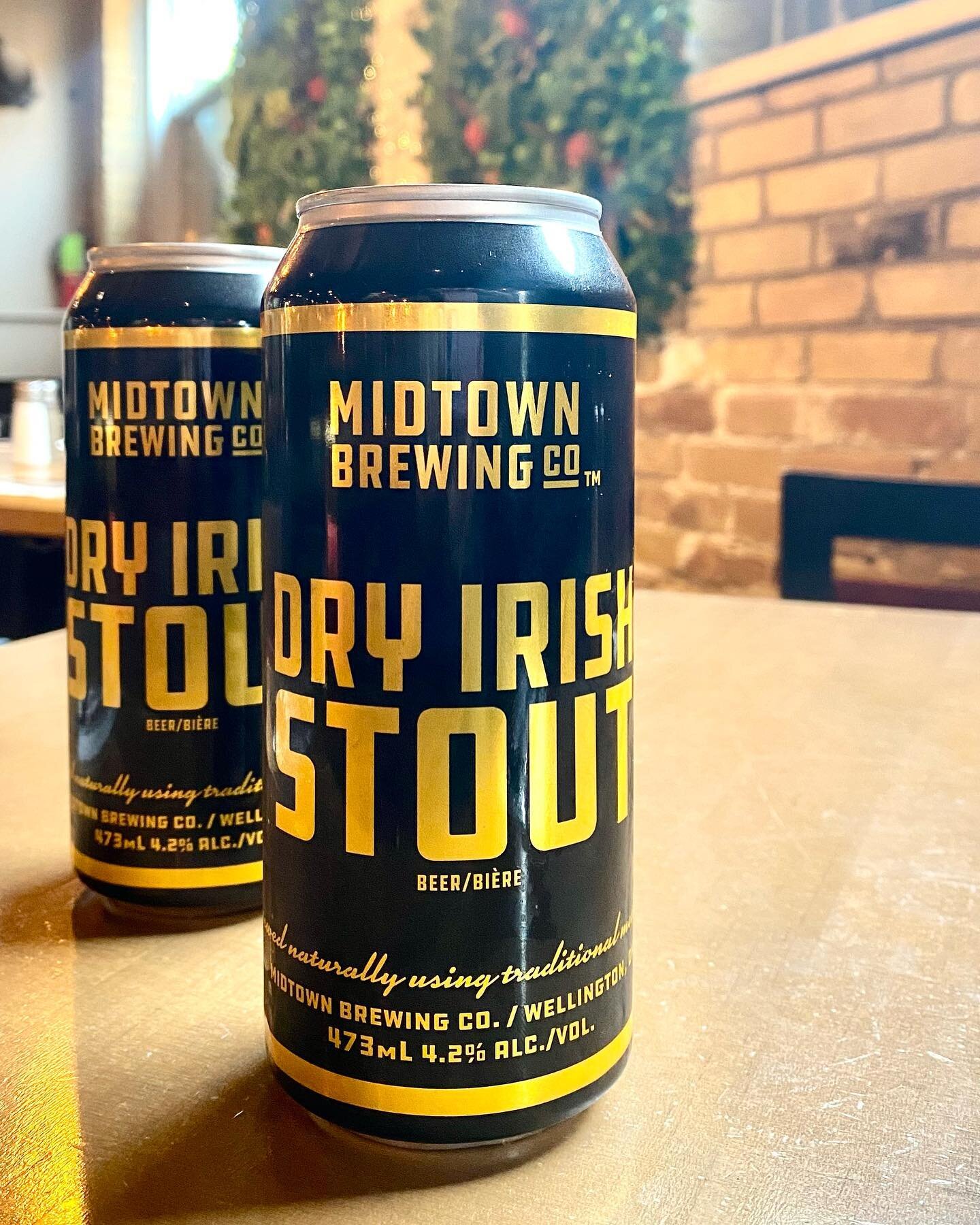 It&rsquo;s Stout Season!! Try this delicious Dry Irish Stout by Midtown Brewing, 4.2% available in LCBO&rsquo;s! More Midtown beers available at the Craft Brasserie &amp; Grille in Liberty Village!