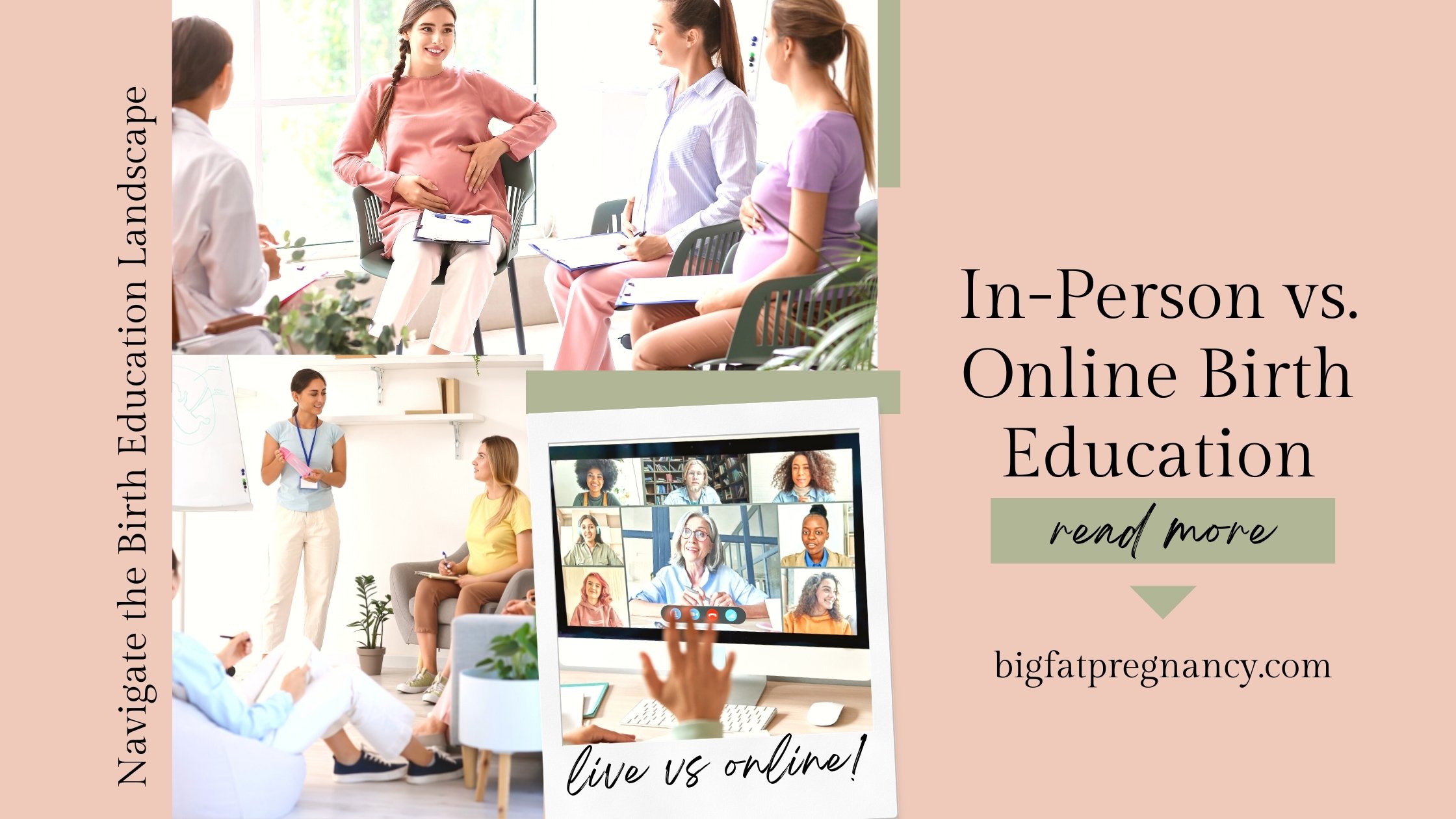 Navigate In-Person vs. Online Classes Birth Education