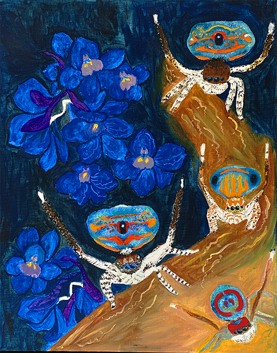 The dance of the Peacocks
