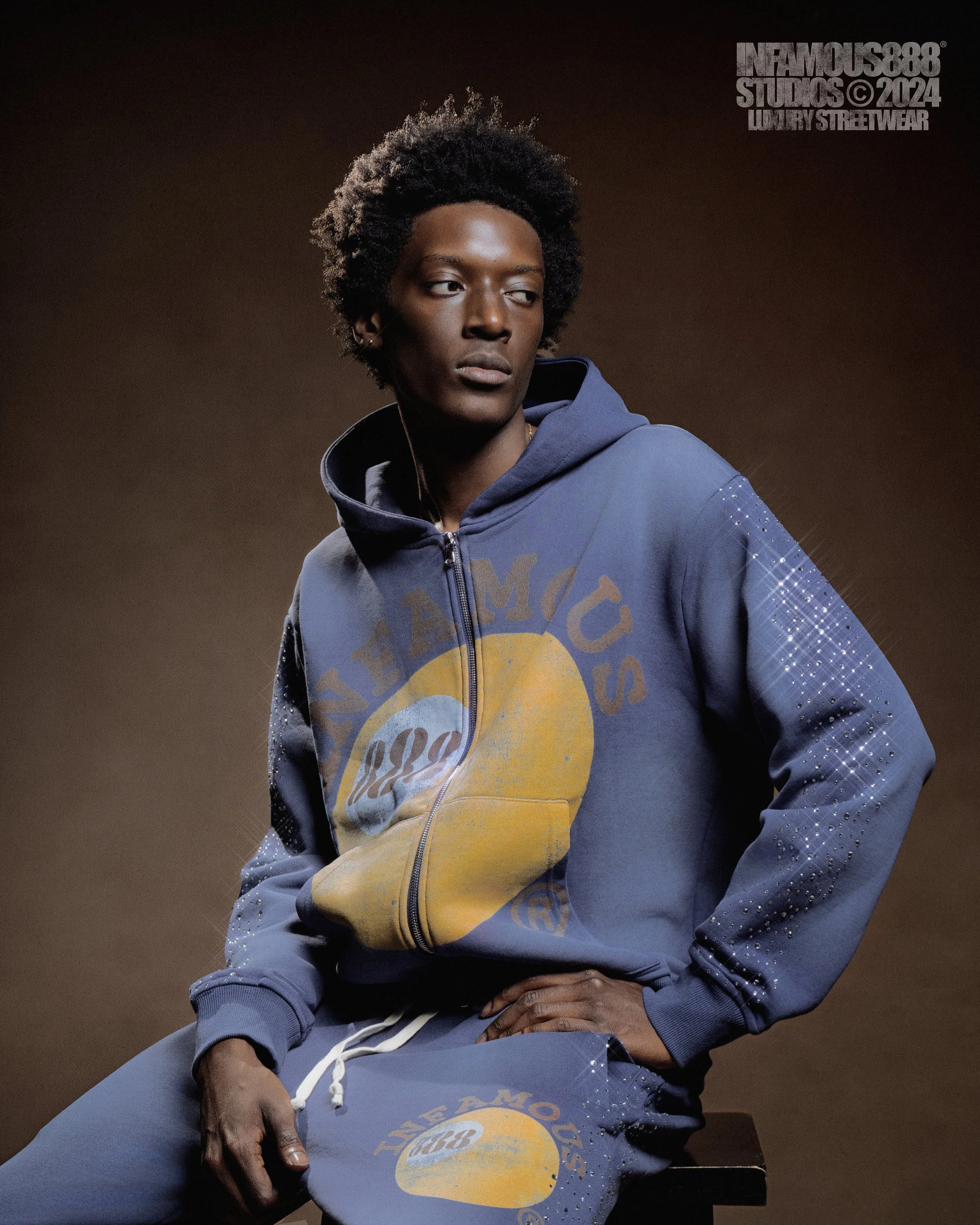 Branding work for Infamous888, based in Baltimore, MD