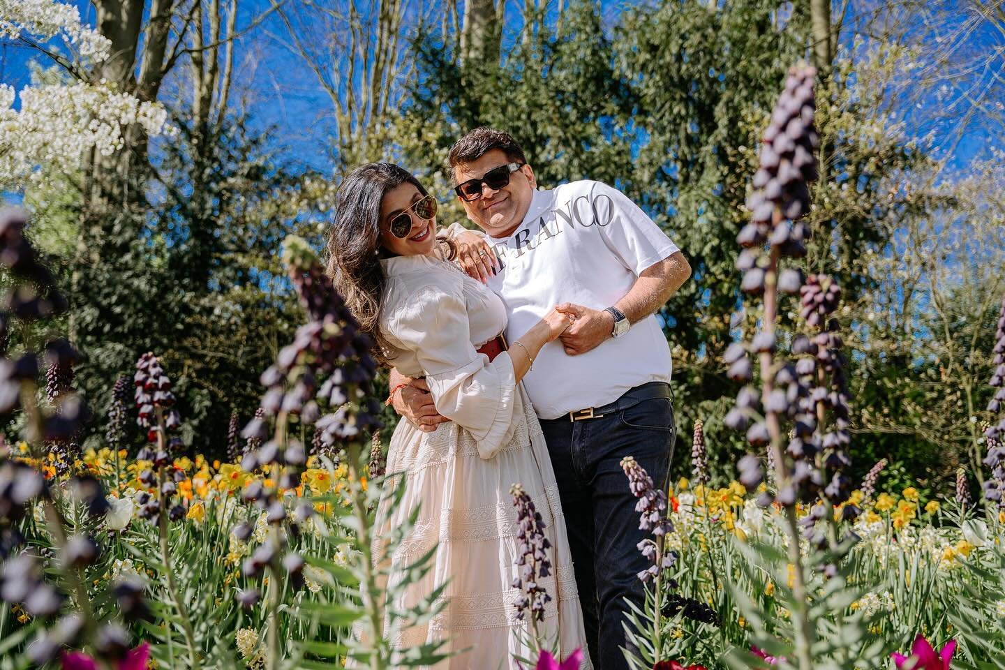 In the heart of spring, when the Keukenhof Gardens transform into a vibrant canvas of blooming tulips, Mr &amp; Mrs Kothari decided it was the perfect moment for their couple&rsquo;s photoshoot. 

These two really knew how to show off their love for 