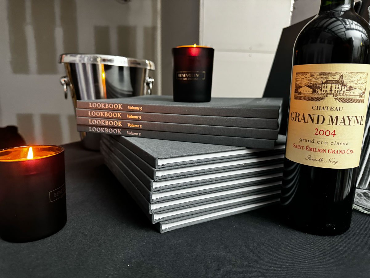Bakes and Kropp books stacked at the A&amp;D Wine and Dine Event