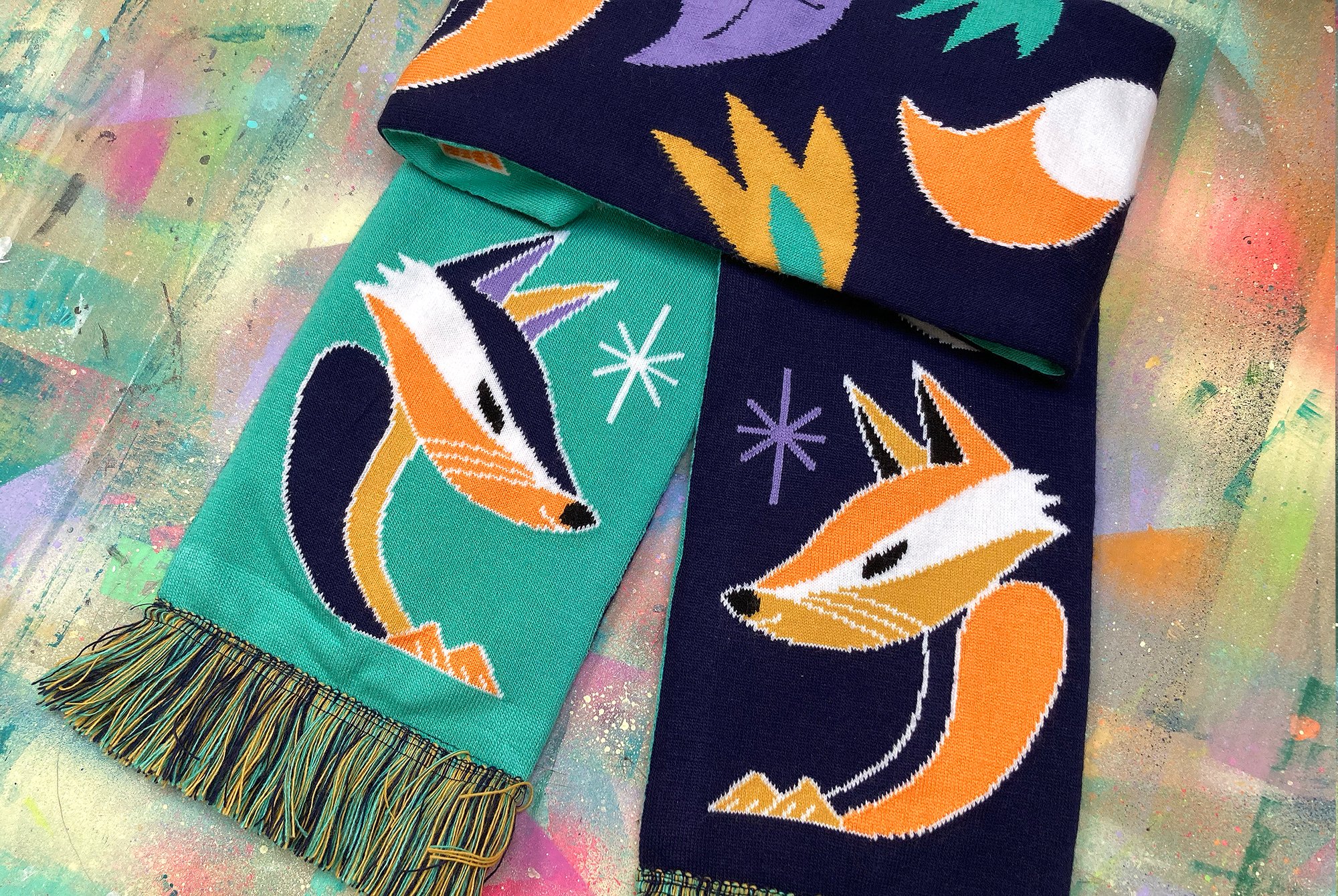 Fox Scarf Design A/W 2024