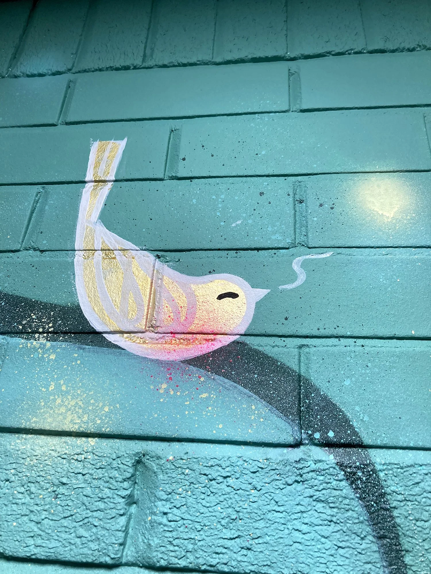 Bristol City Robins Foundation, hand painted  entrance hall mural by Bex Glover