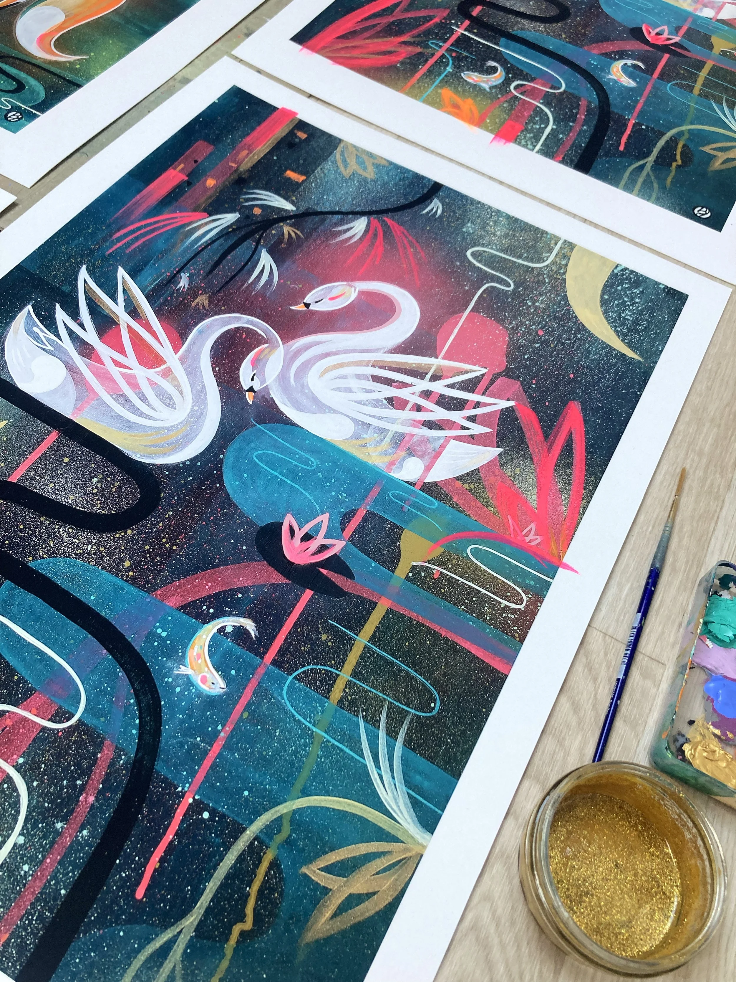 HAND FINISHED PRINTS