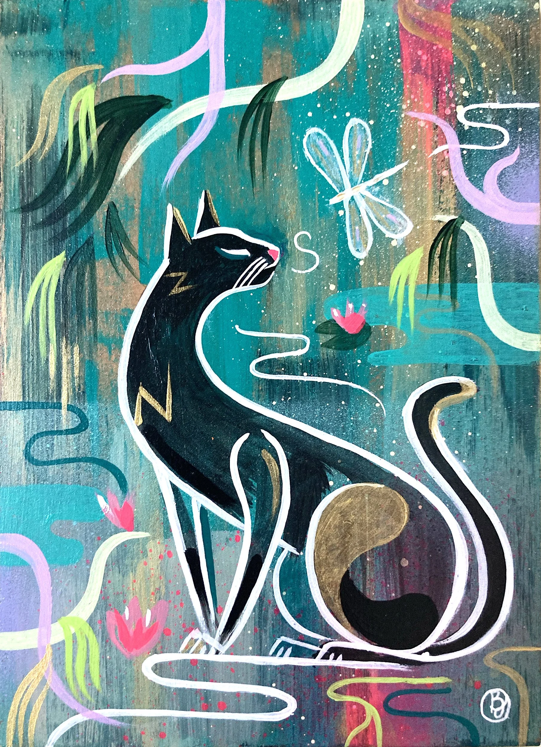 Bex_Glover_Cat_Chat_A5_on_Glass_11.jpg