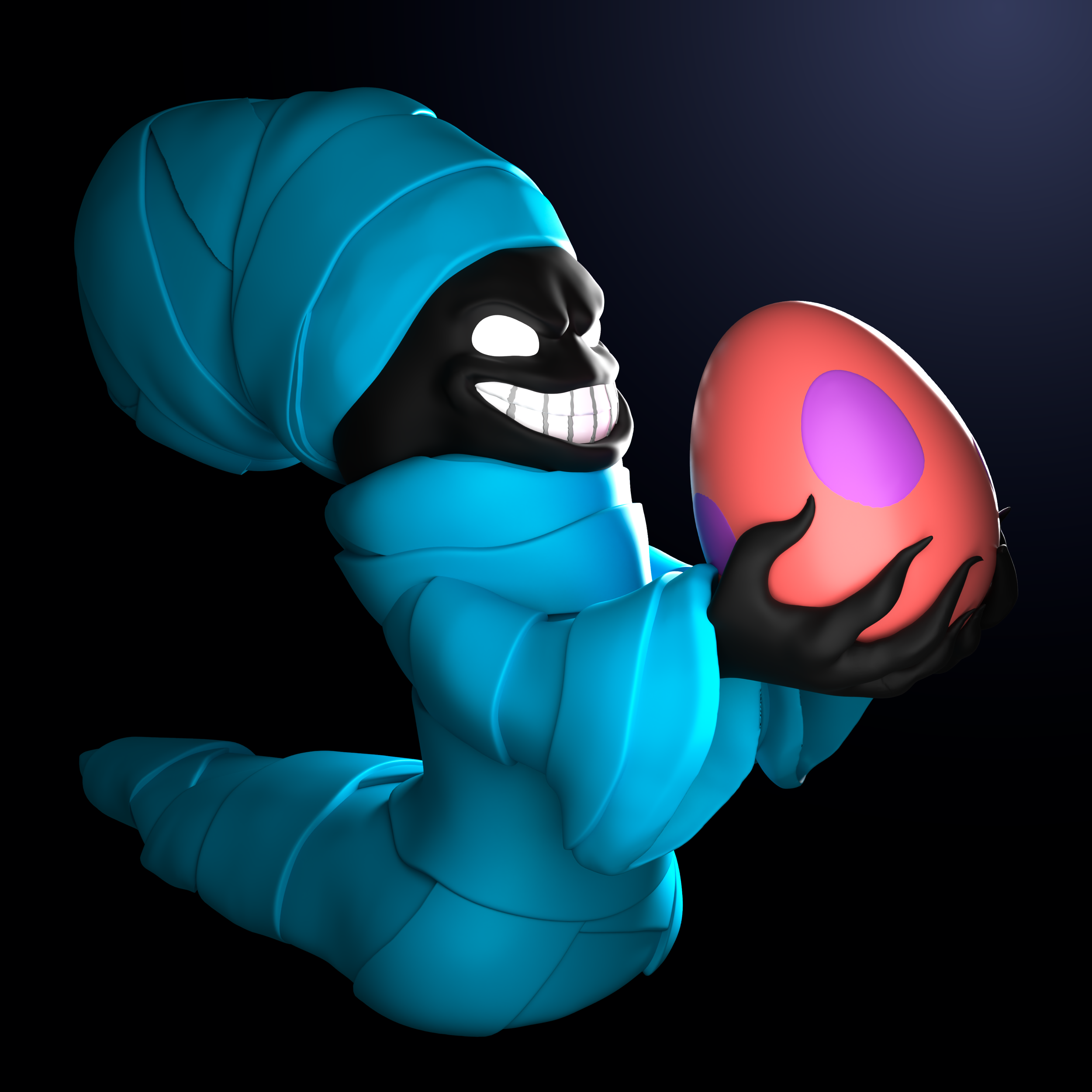 Sculptober 2026 - Egg Thief (Spyro)