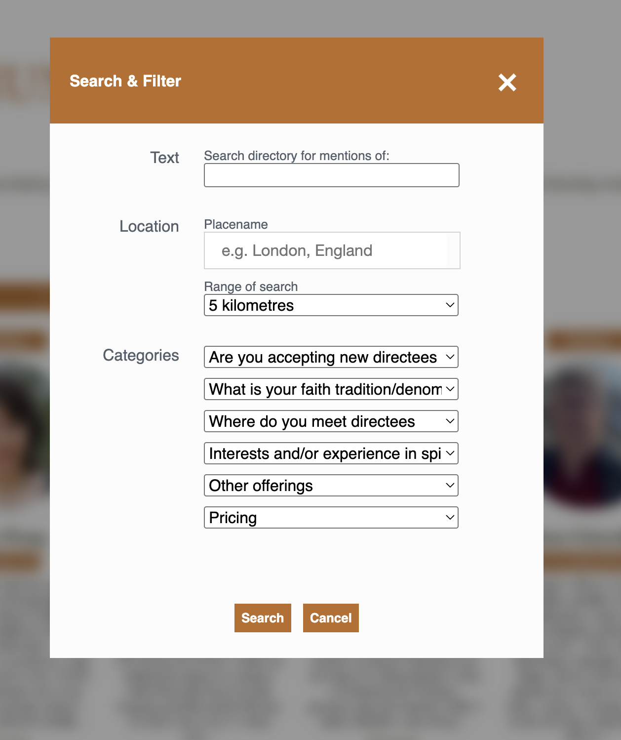 How to find a Spiritual Director using the LCSD Directory.
