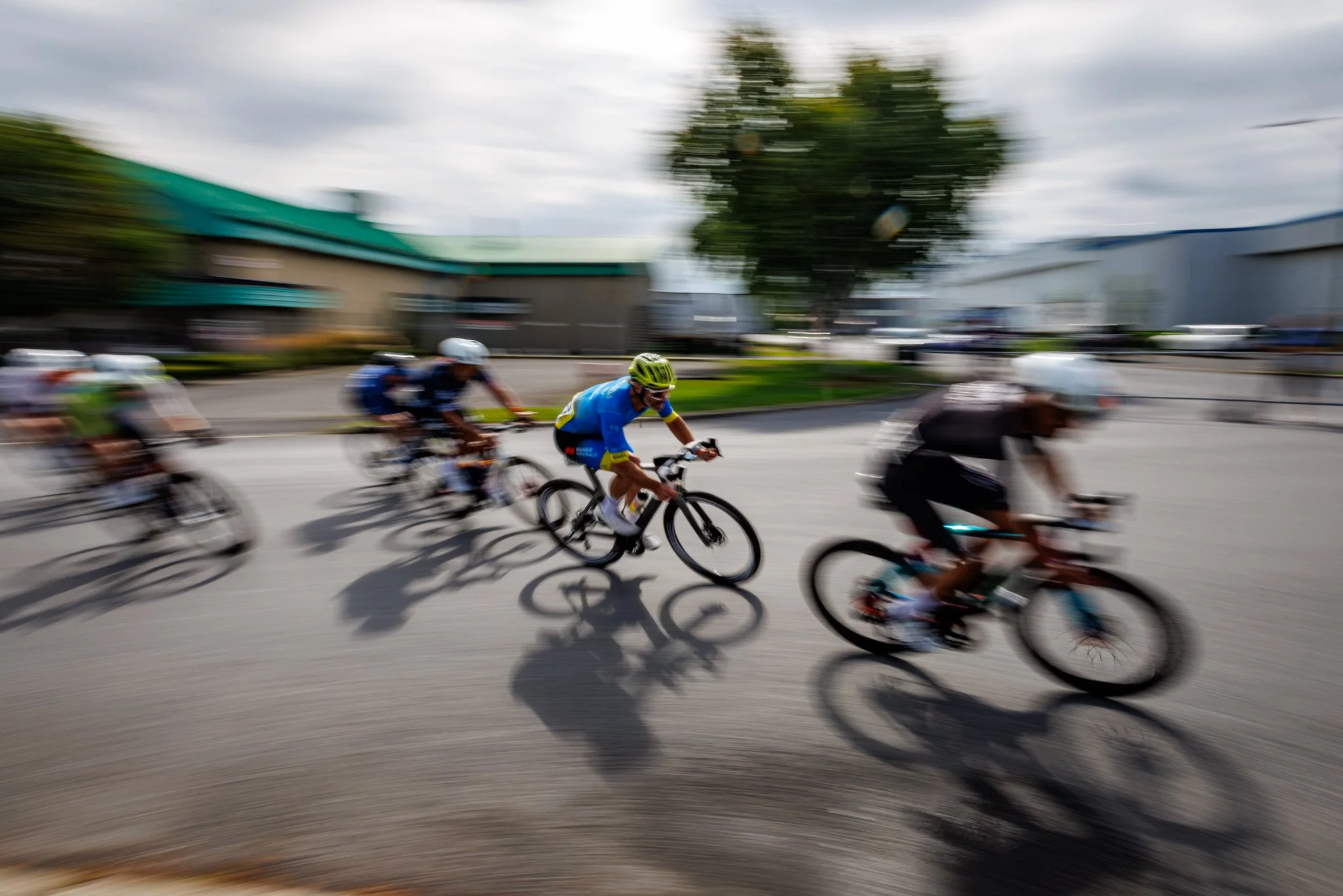 Peloton lors du Championnat québécois de cyclisme sur route 2026