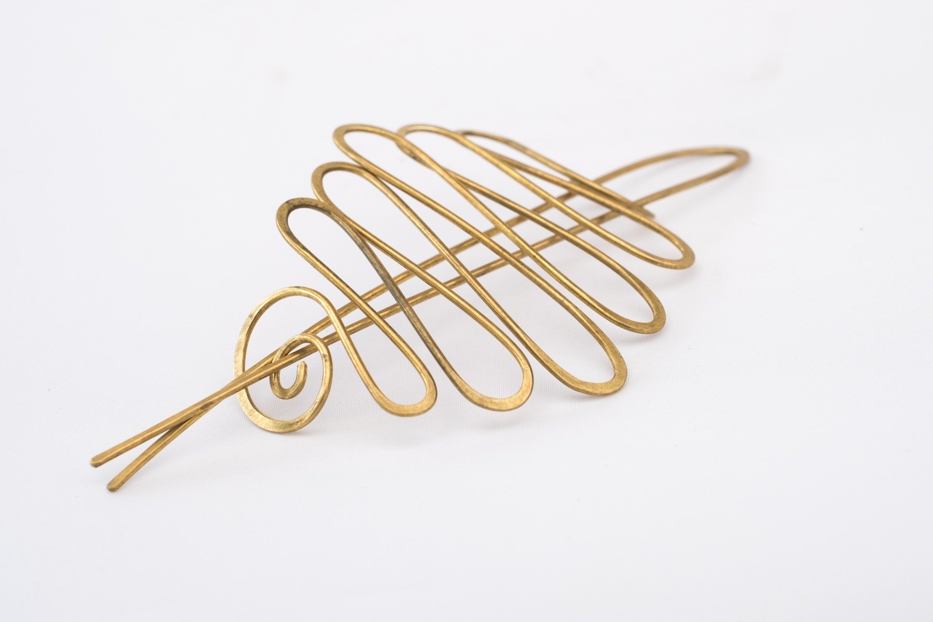 brass hair pin, legato