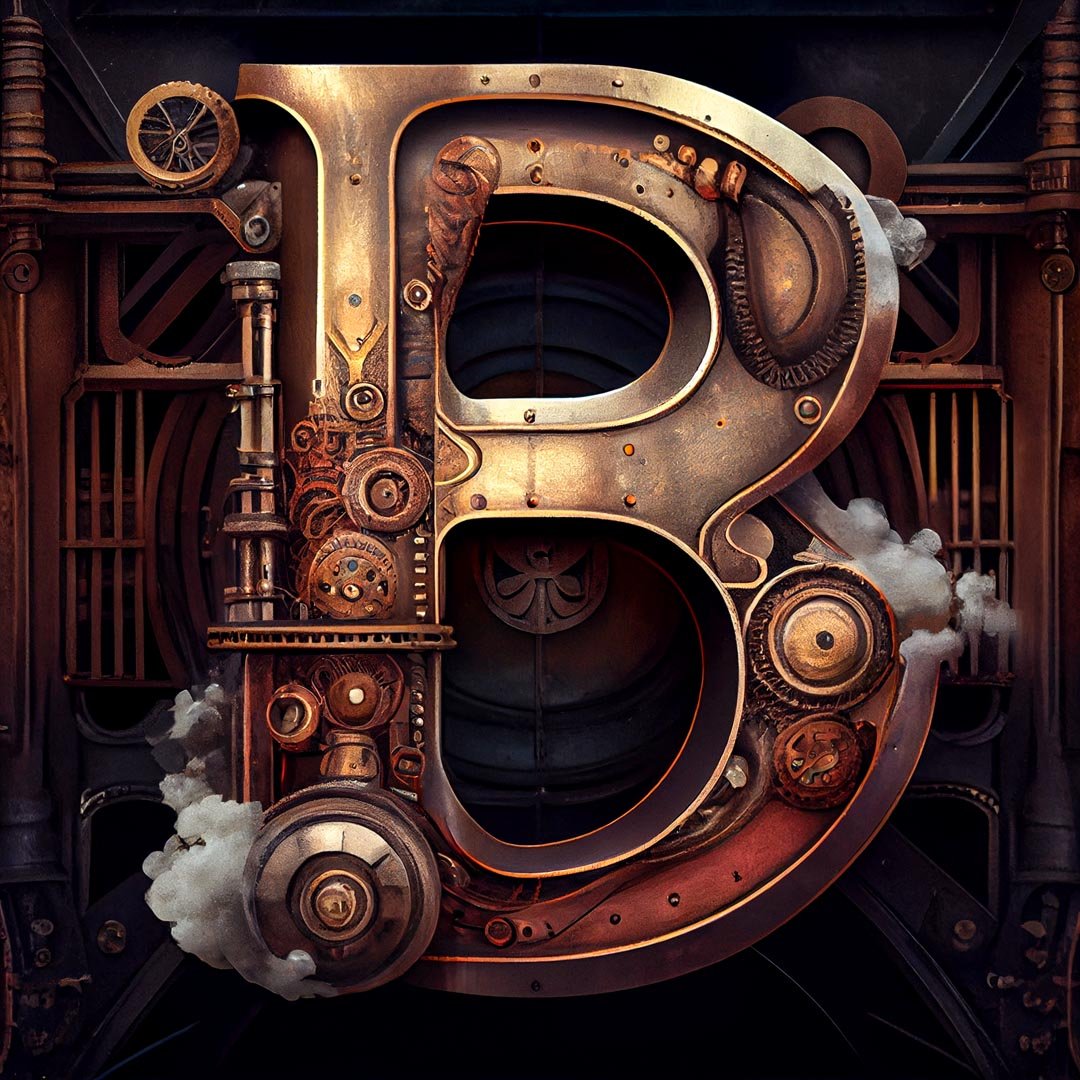 Steampunk Alphabet — DreamPrints