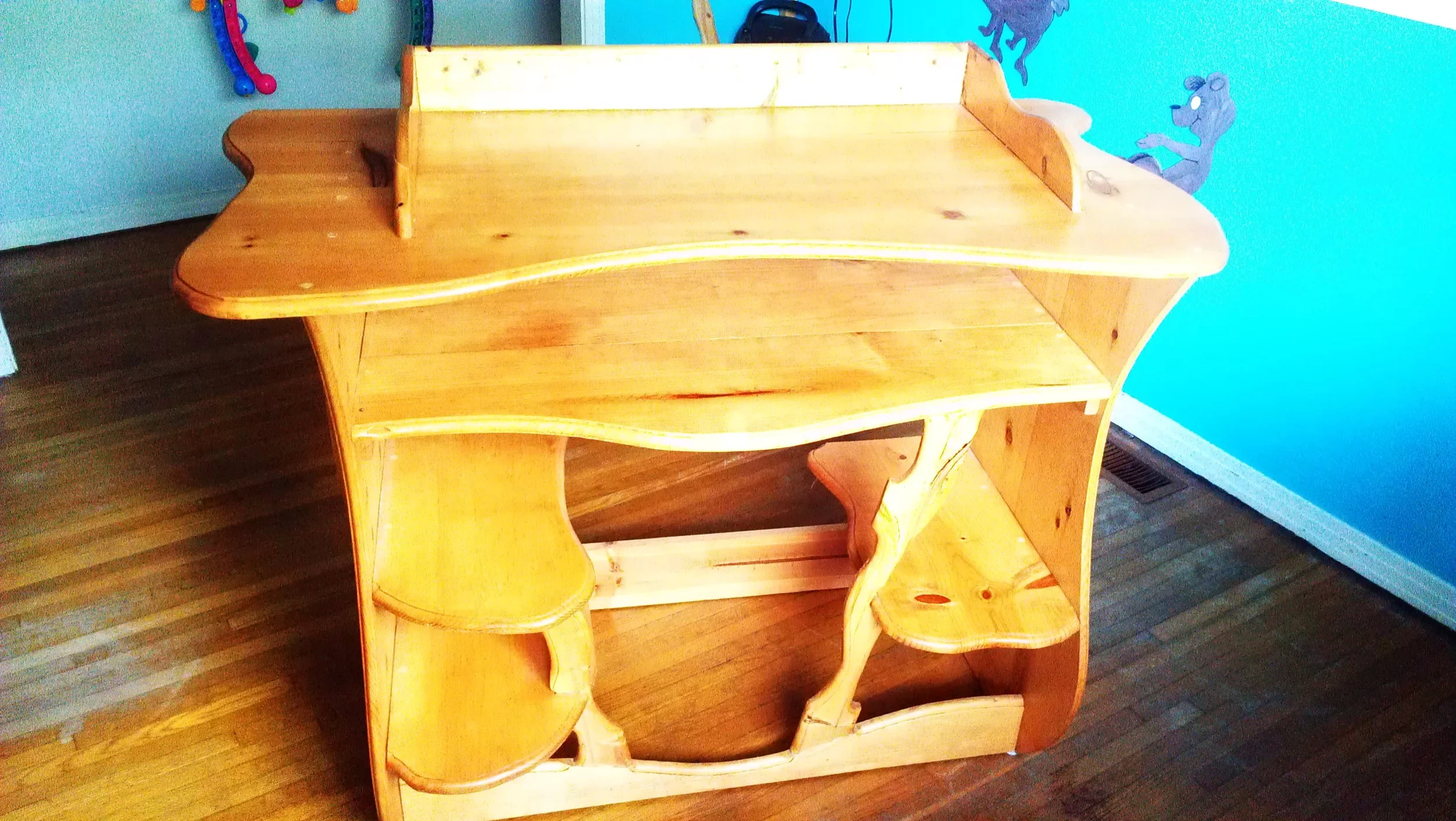 Baby changing station