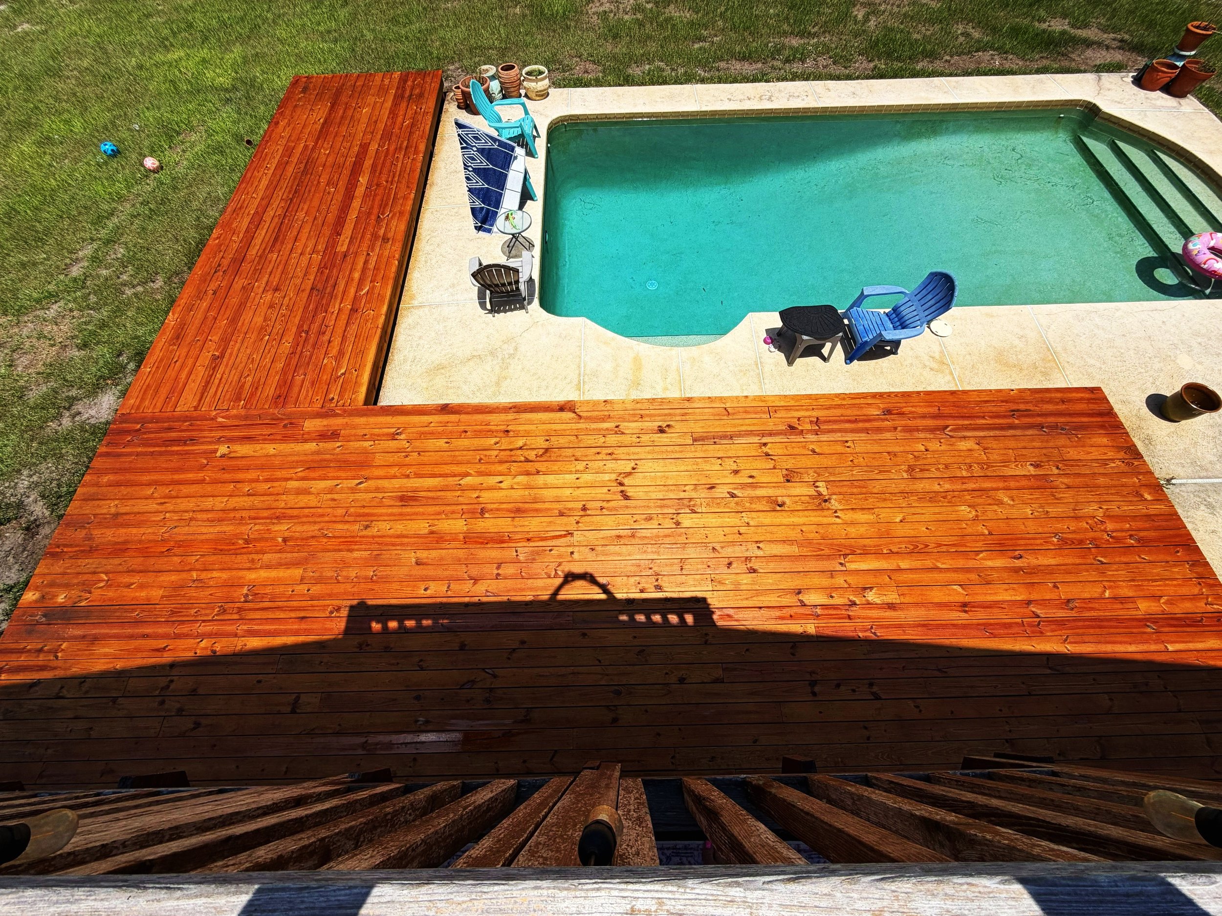 Large deck
