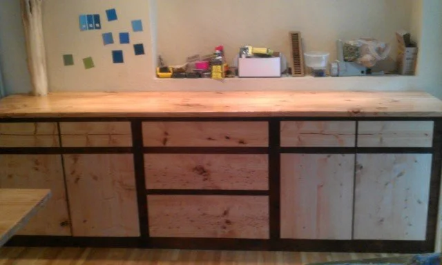 Custom cabinets and countertops