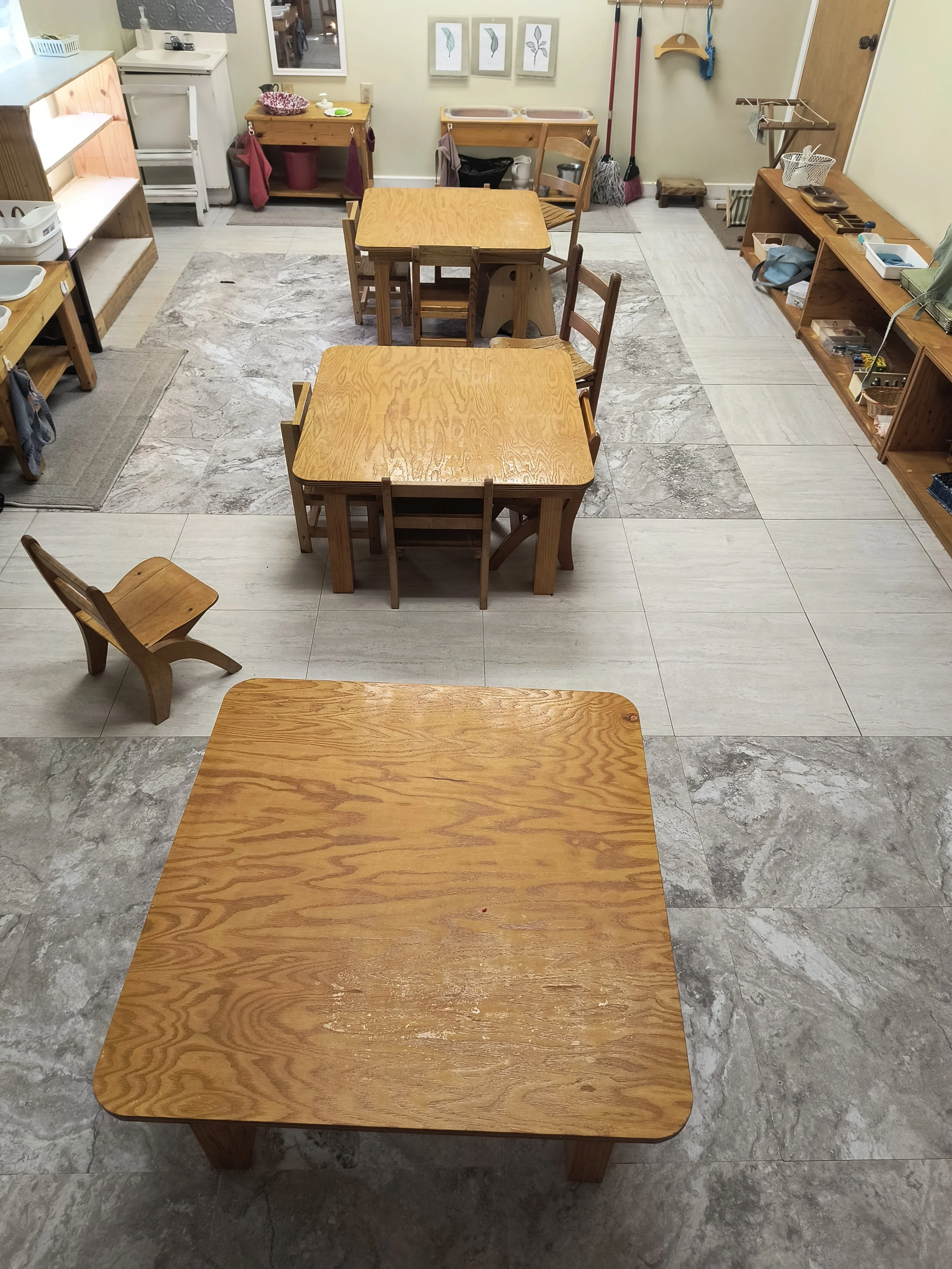 Toddler tables and chairs