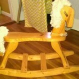 Two-seater rocking horse