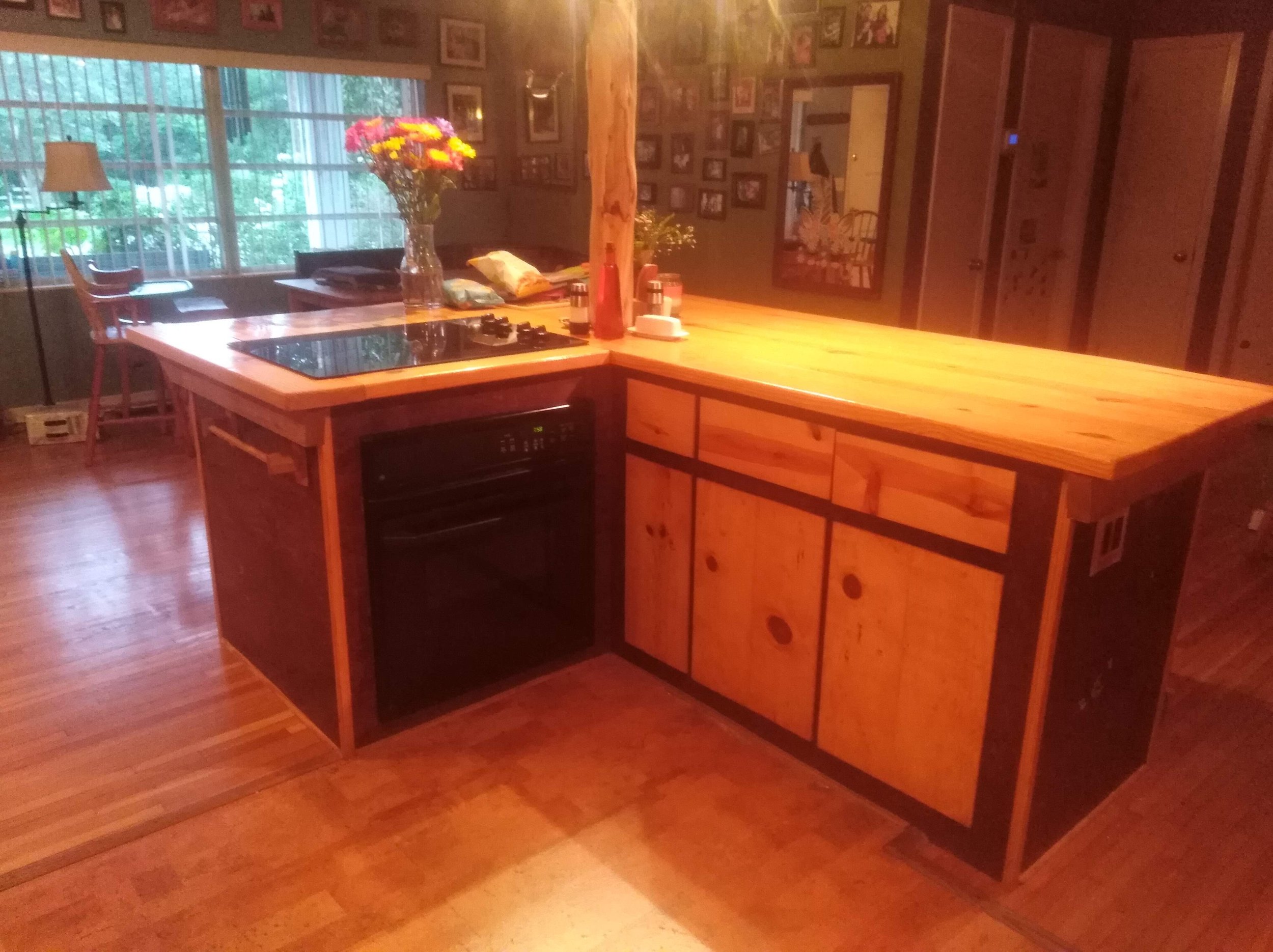 Custom cabinets and countertops