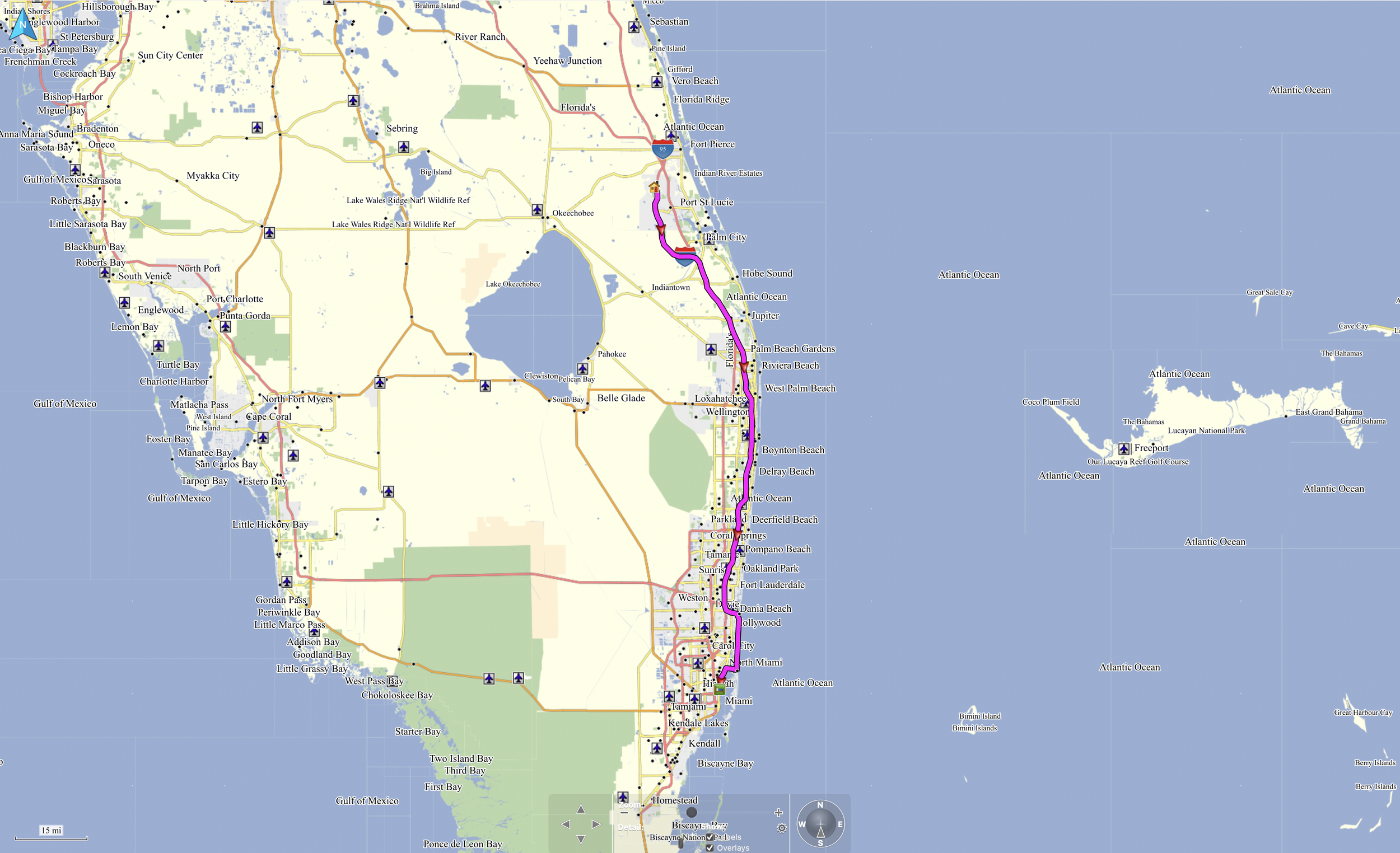 Port St Lucie - Miami