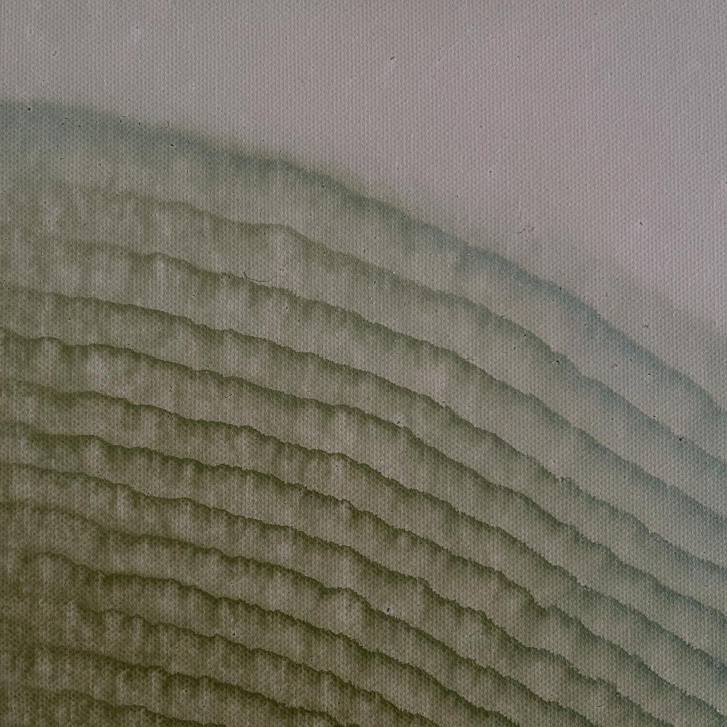 Just finished this painting &hellip; title : frequencies
Ink, oil painting and tea on Canvas 
40 x 40 cm 
250&euro;
