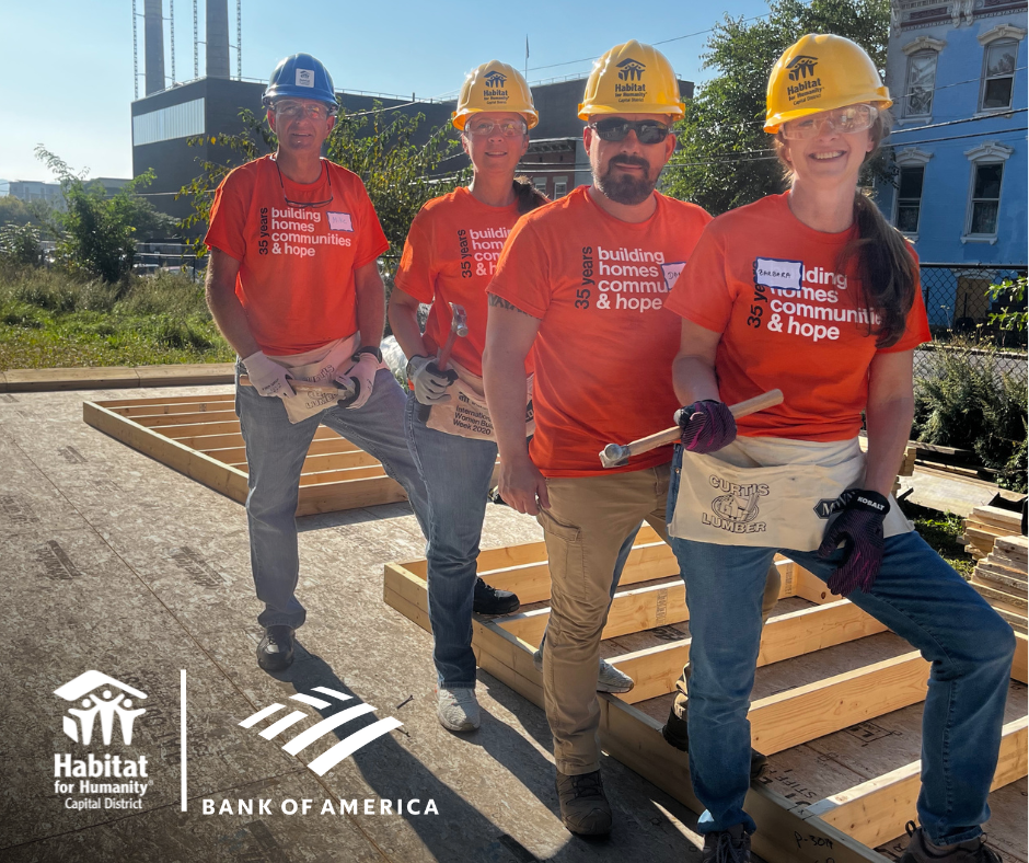 10 Community Partners Jumpstart 6 New Home Builds in Albany — Habitat