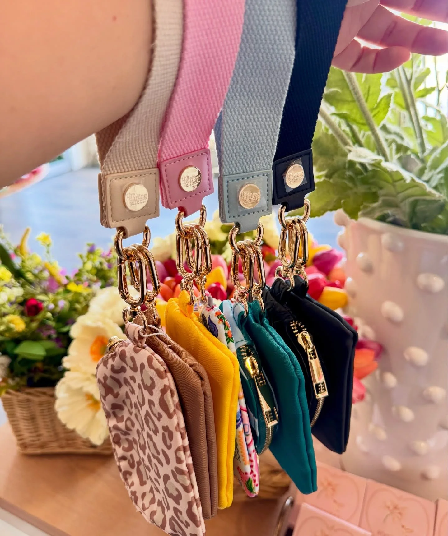 We love a good dupe! 😏 These functional duo wristlets come in four fun prints. There&rsquo;s one for everyone.