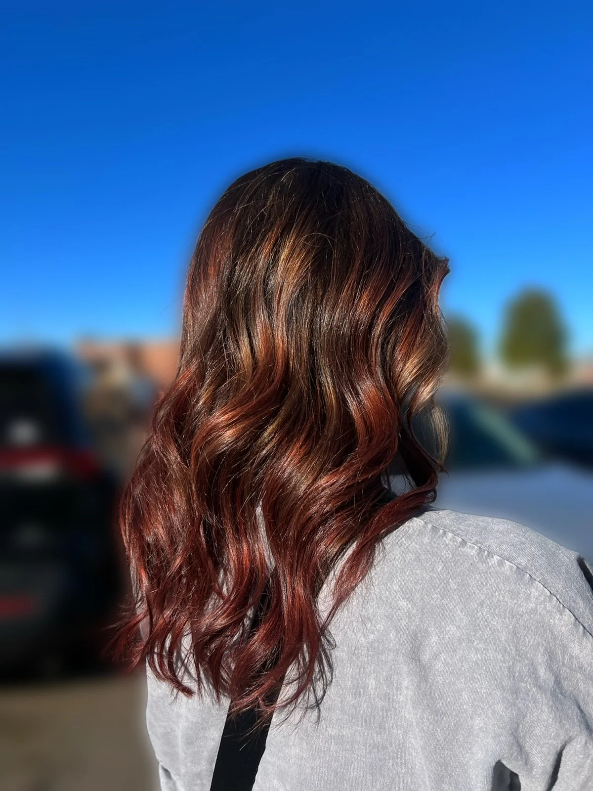 Theres nothing like yapping for three hours during a hair appointment and then deciding you&rsquo;re not done yet so going to get tacos and a drink with your client after her appointment 🩷 I love you all big time! 
.
.
#denverhair #denverhairstylist