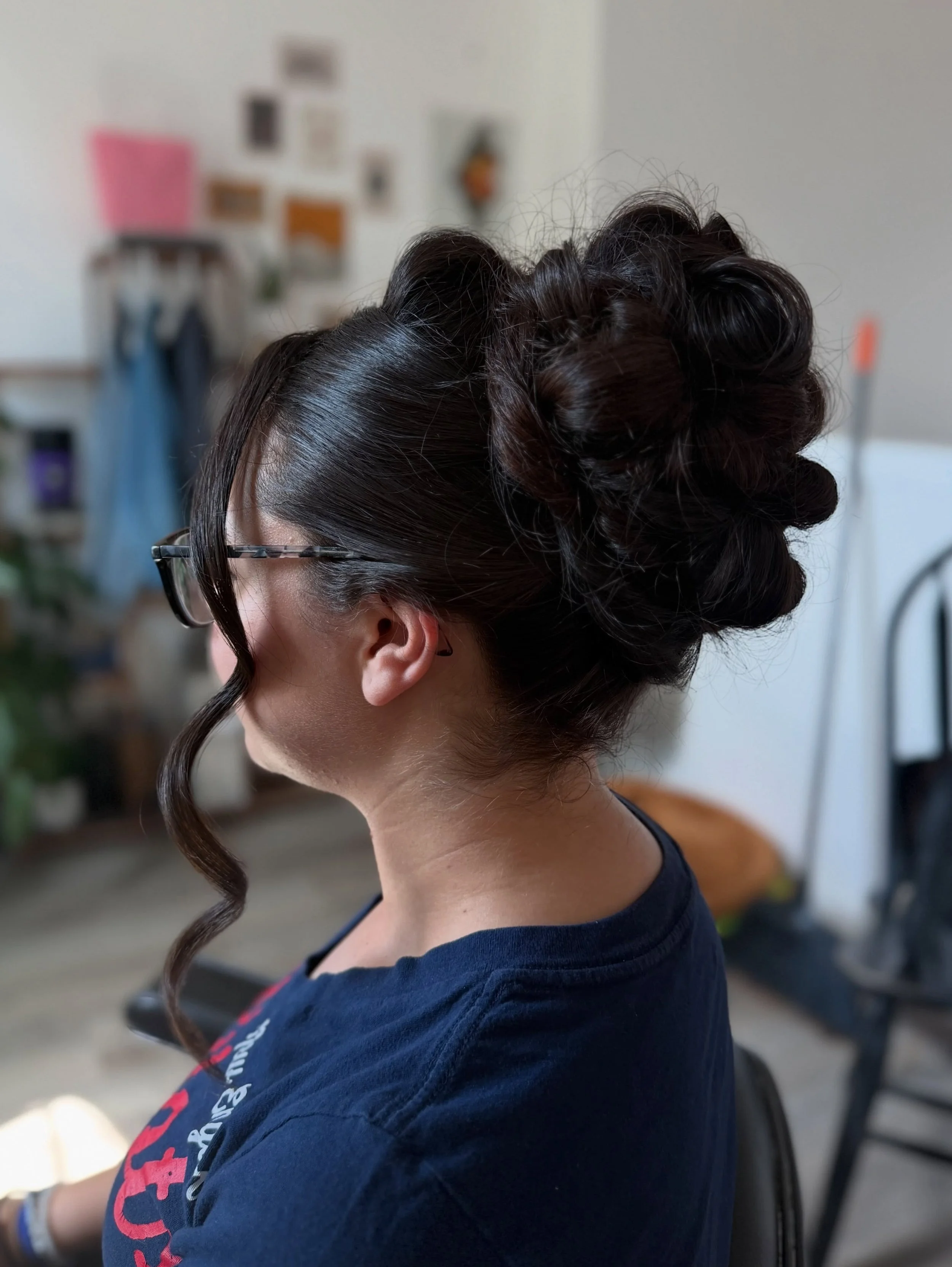 More crown buns please!!! (Swipe for inspo pic) 
&mdash; will be adding hair accessories &amp; veil for day of as well as shortening her face framing pieces to chin length 🩷

My bridal trials are currently $100 and will be going up to $150 at the en