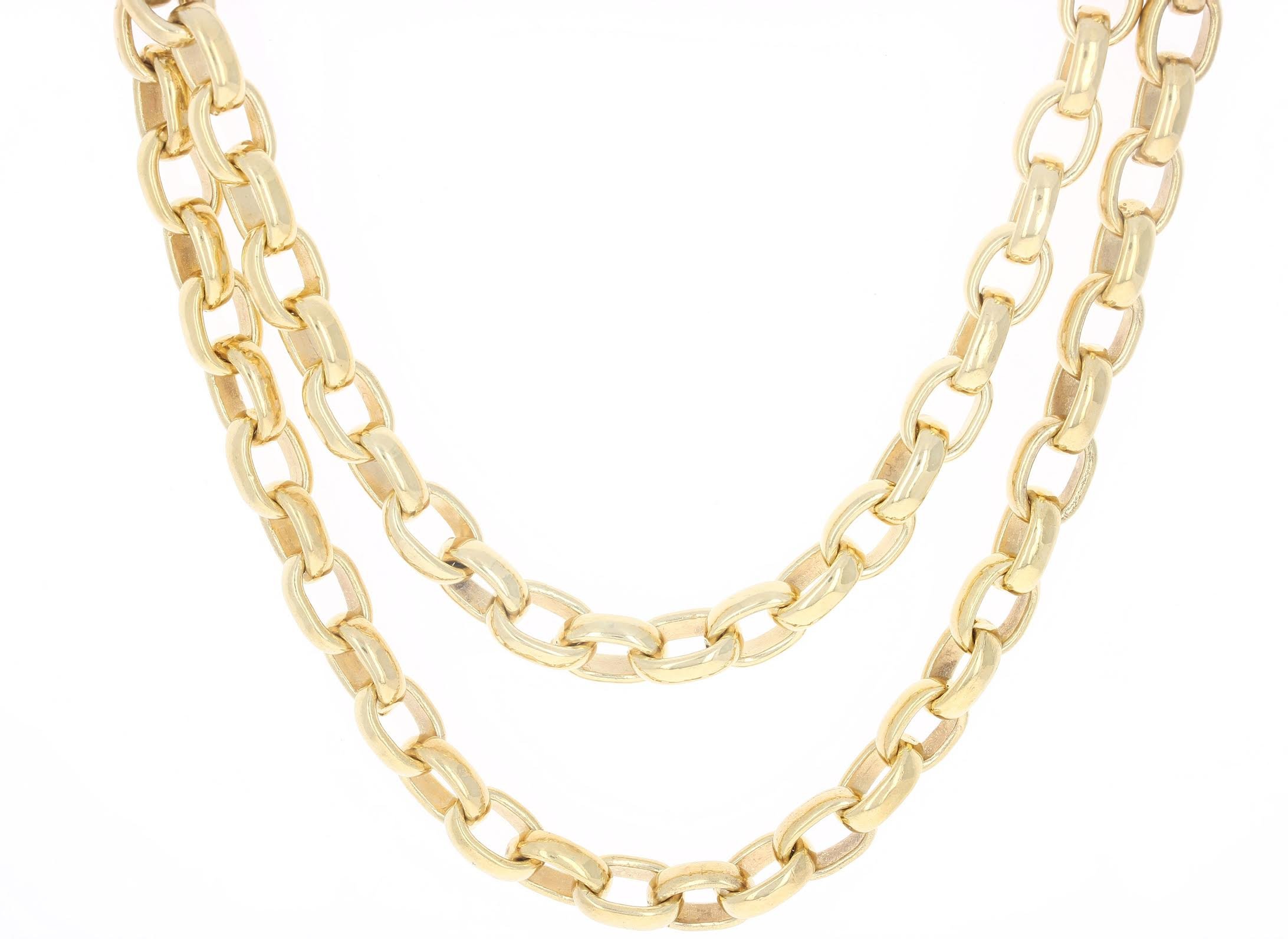 Double Oval Link Chain