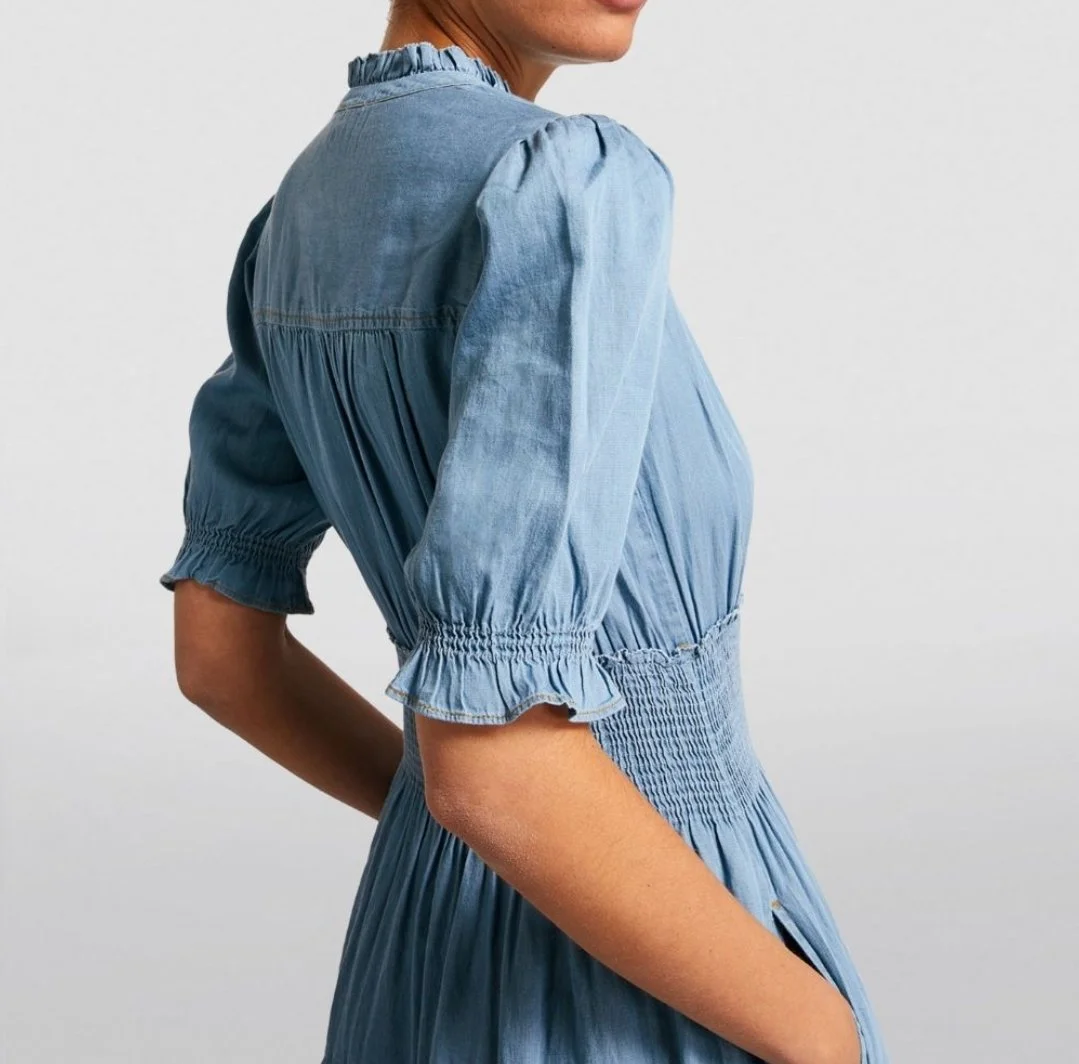 ME+EM Chambray denim dress - 14  ENCORE