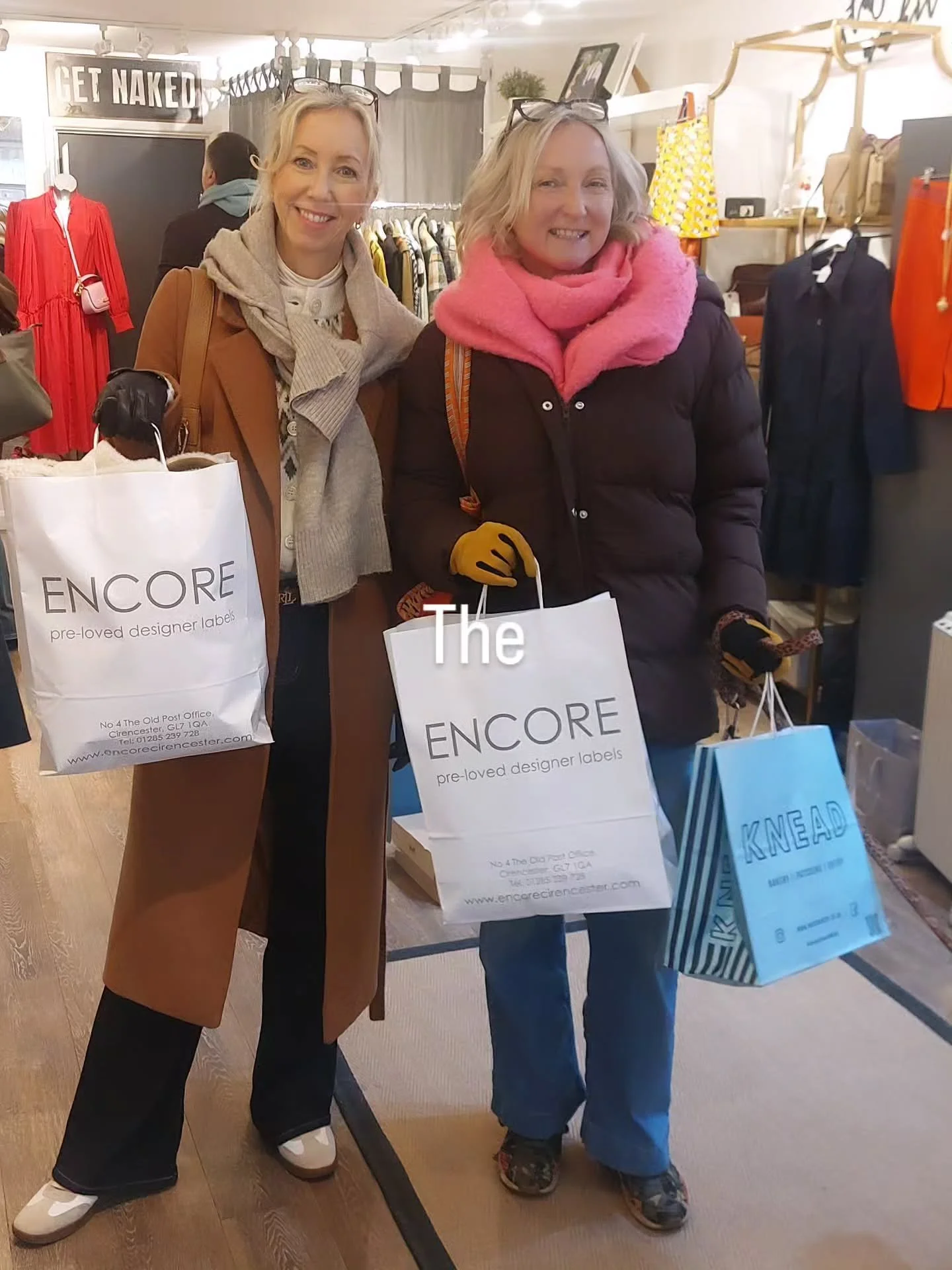 Encore Vibe...just a normal day in the shop..

Shearling coat  sold.

Lululemon size 14 coat. Bnwt &pound;120 (rainproof)

Denim jacker Fairfax &amp; Favor size 14 &pound;90
GG vintage scarf &pound;140

#encorepreloved #encoreecirencester #prelovedla