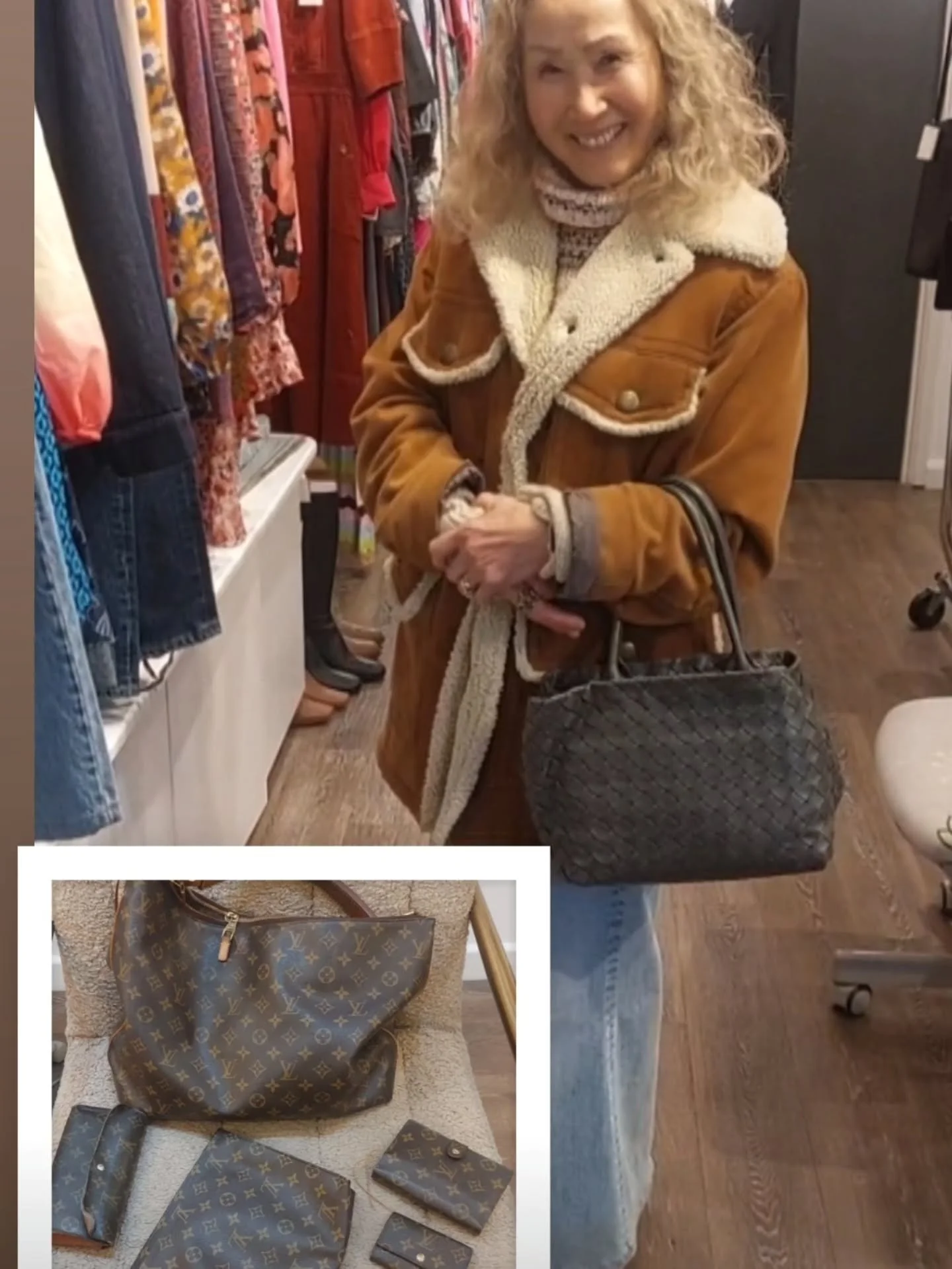 Wouldn't this be great....a haul like this. If you have similar, I ll sell for you......
The Toiletry bag is available &pound;195. Owned by lovely Setsu.....