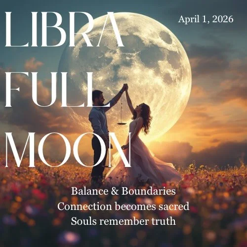 Libra Full Moon

4.1.26

The first Full Moon of the astrological new year illuminates the landscape of our relationships. With the Moon in Libra, we are called into balance, harmony, and sacred reciprocity&mdash;an invitation to meet one another with
