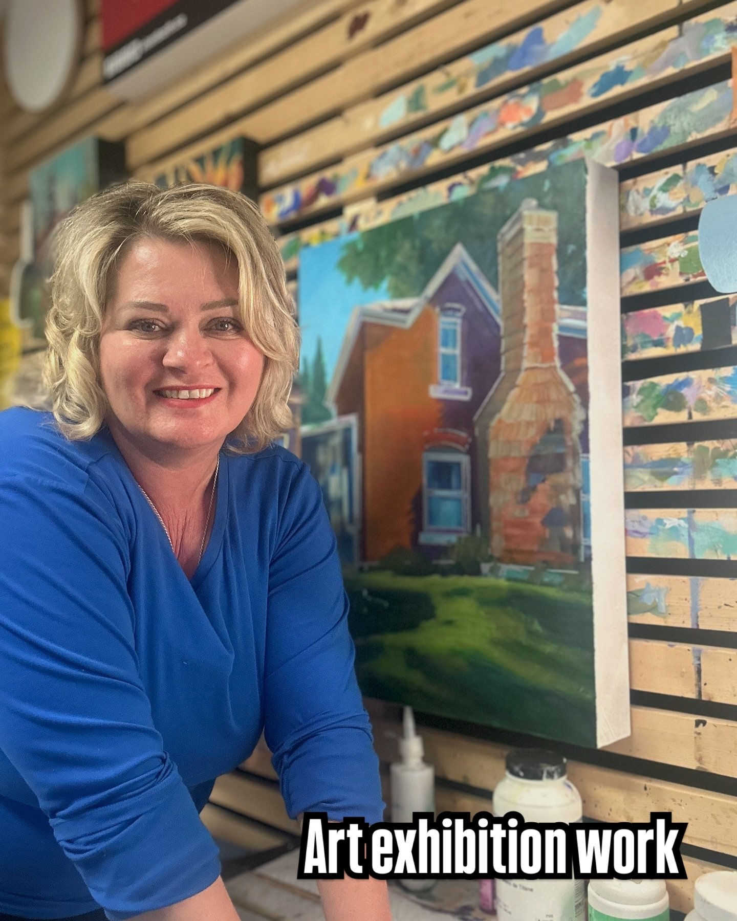 I hope your week is going great. The sun is shining here and we even had some rain last night. I&rsquo;m working on this house portrait for the maple creek show in July. 
I am working it up in acrylic and then switching it to oil medium to finish it.